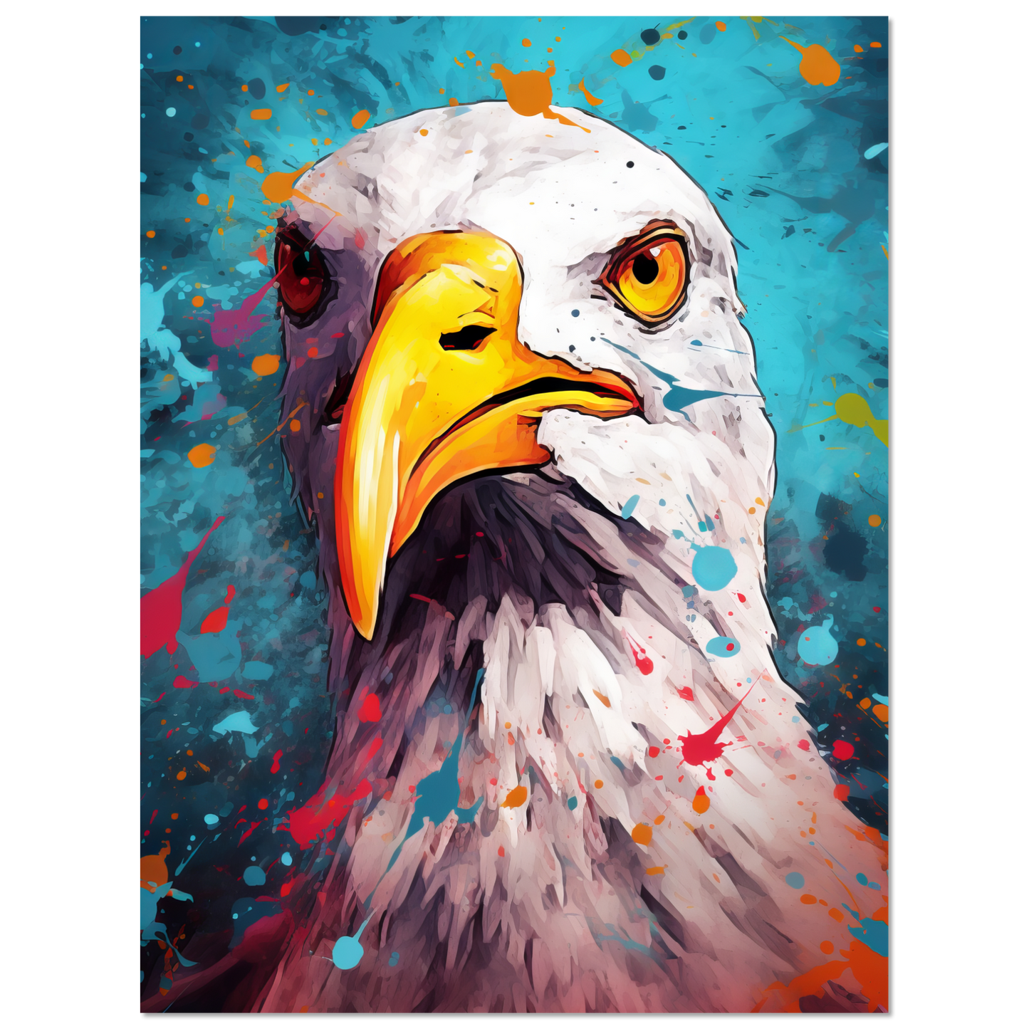 Vogel Möwe Pop-Art (BIRD11)