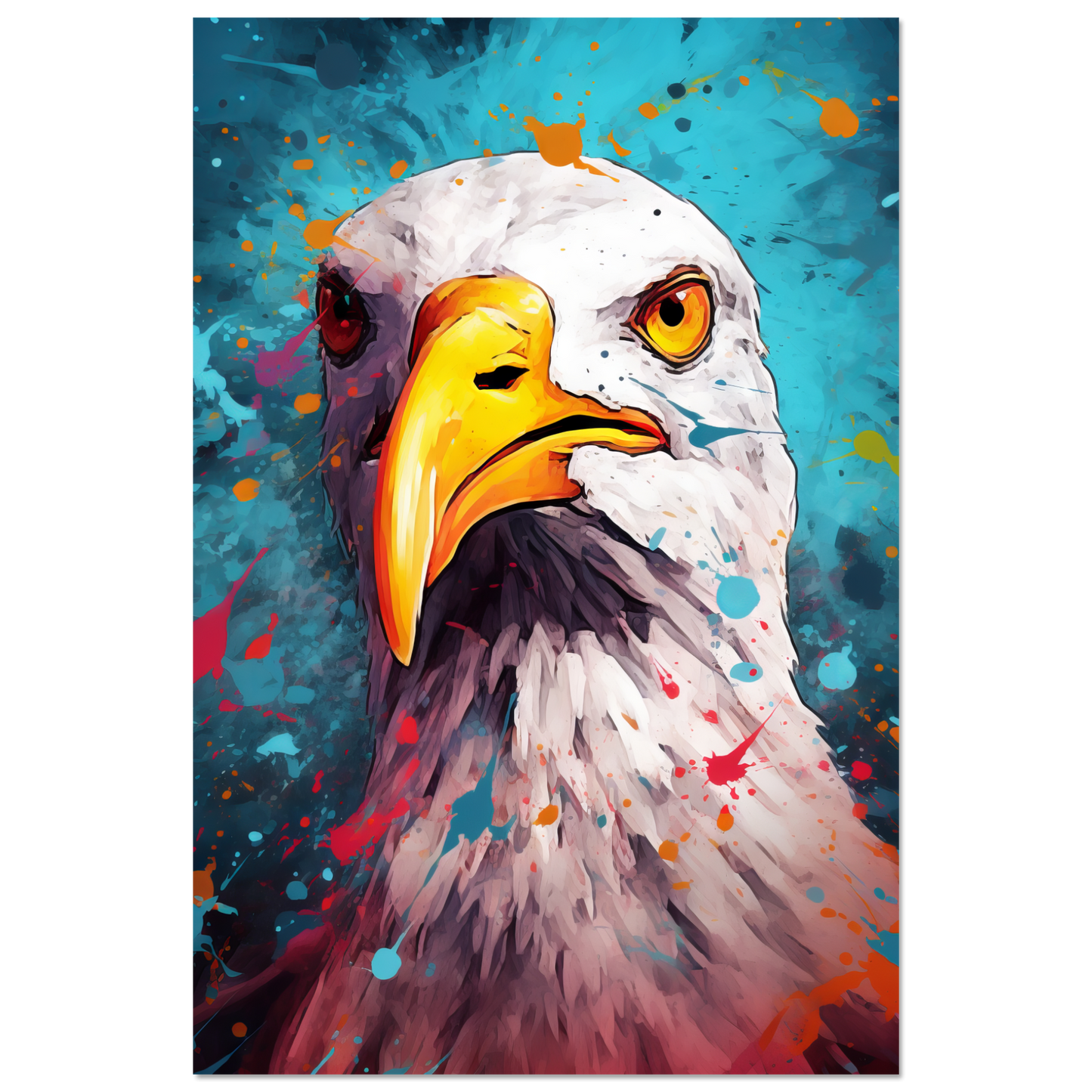 Vogel Möwe Pop-Art (BIRD11)