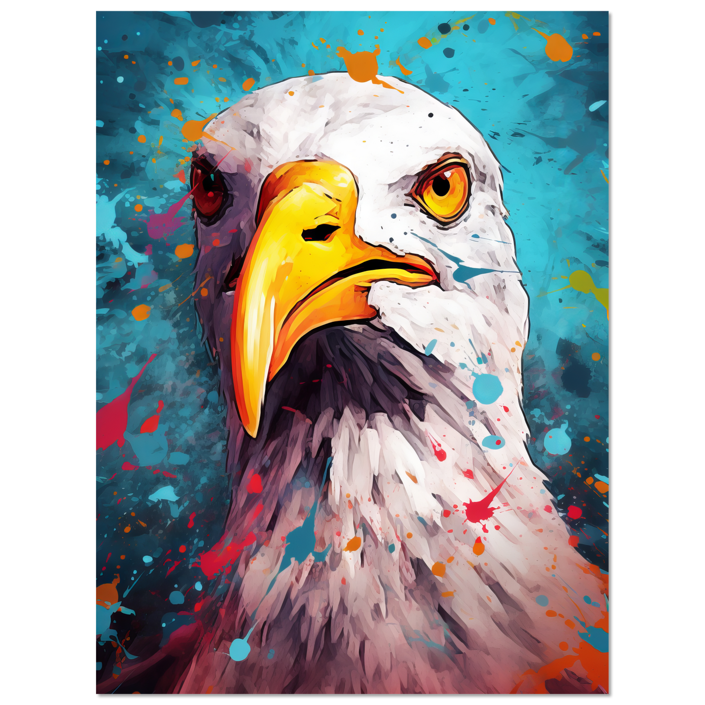Vogel Möwe Pop-Art (BIRD11)