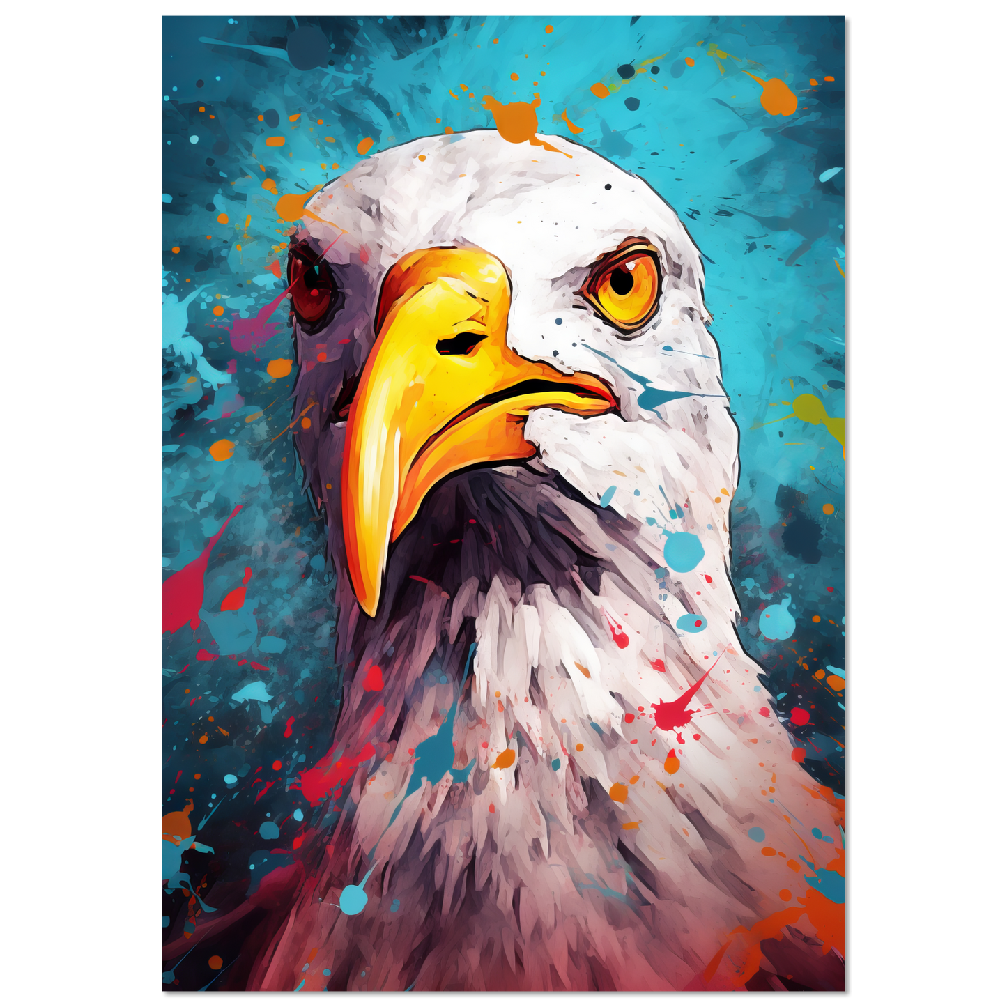 Vogel Möwe Pop-Art (BIRD11)