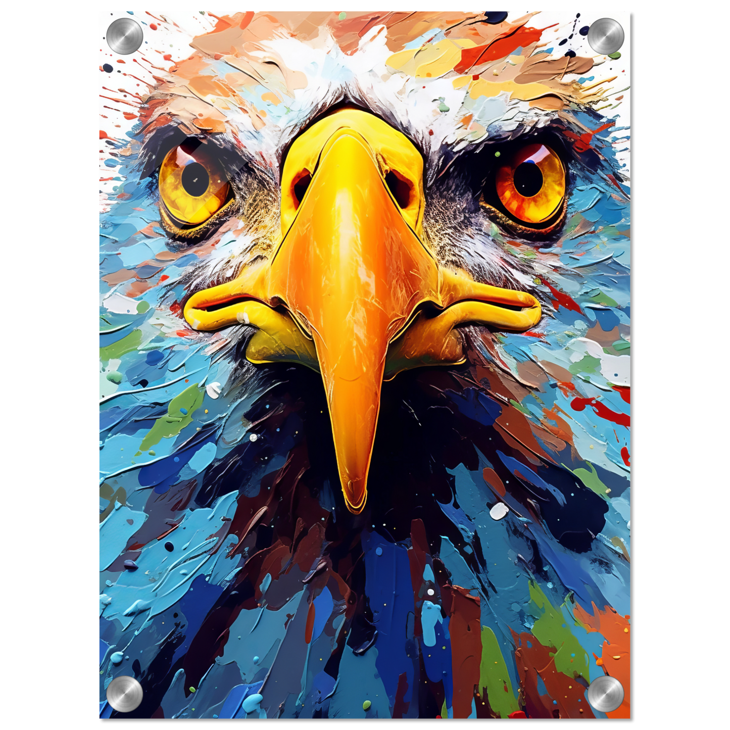 Vogel Möwe Pop-Art (BIRD13)