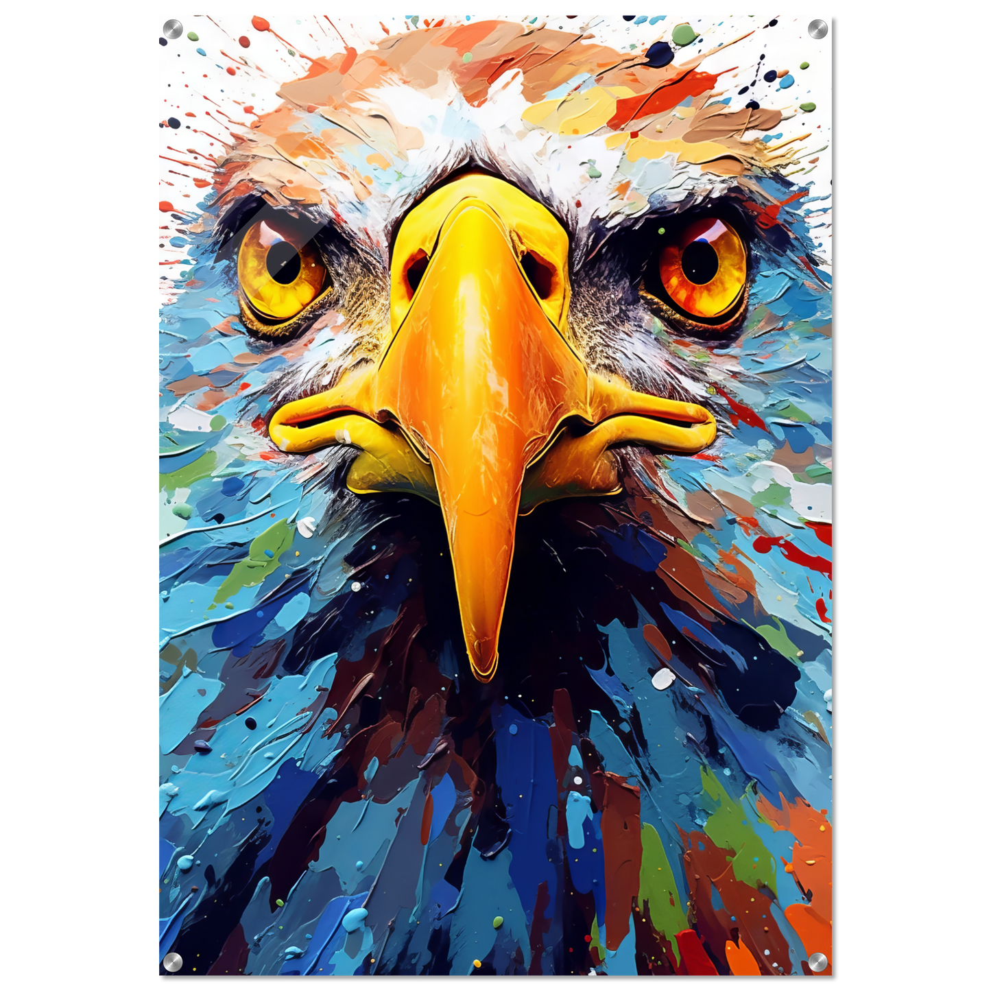 Vogel Möwe Pop-Art (BIRD13)