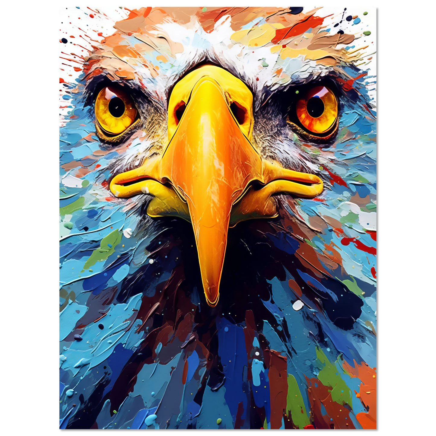 Vogel Möwe Pop-Art (BIRD13)