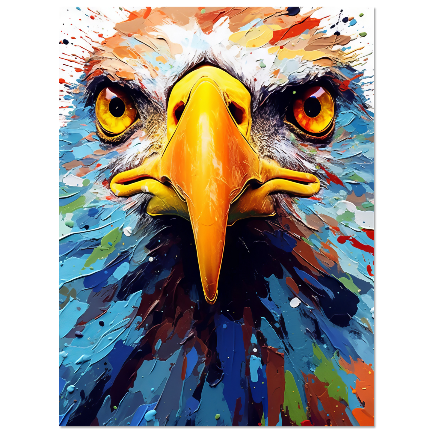 Vogel Möwe Pop-Art (BIRD13)