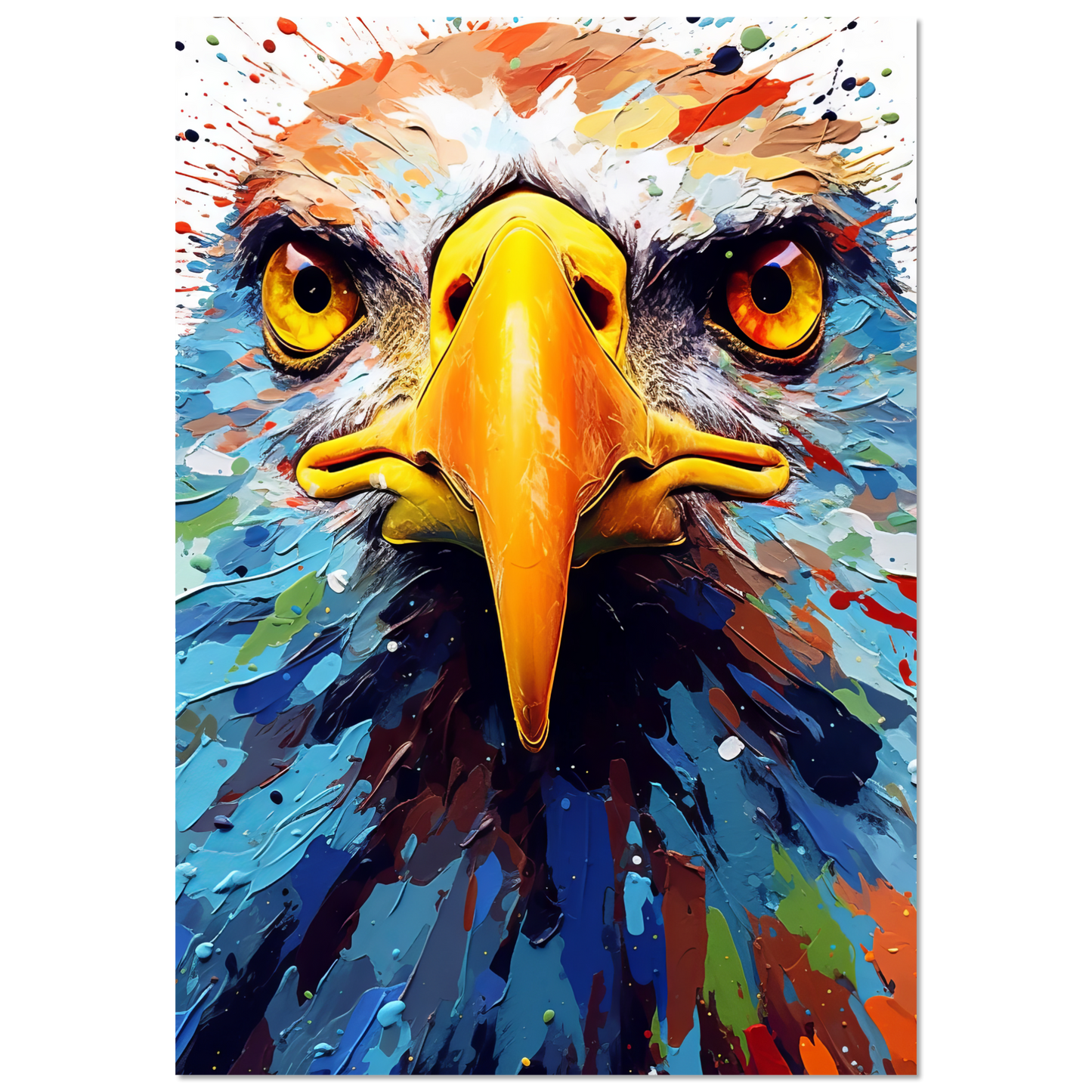 Vogel Möwe Pop-Art (BIRD13)