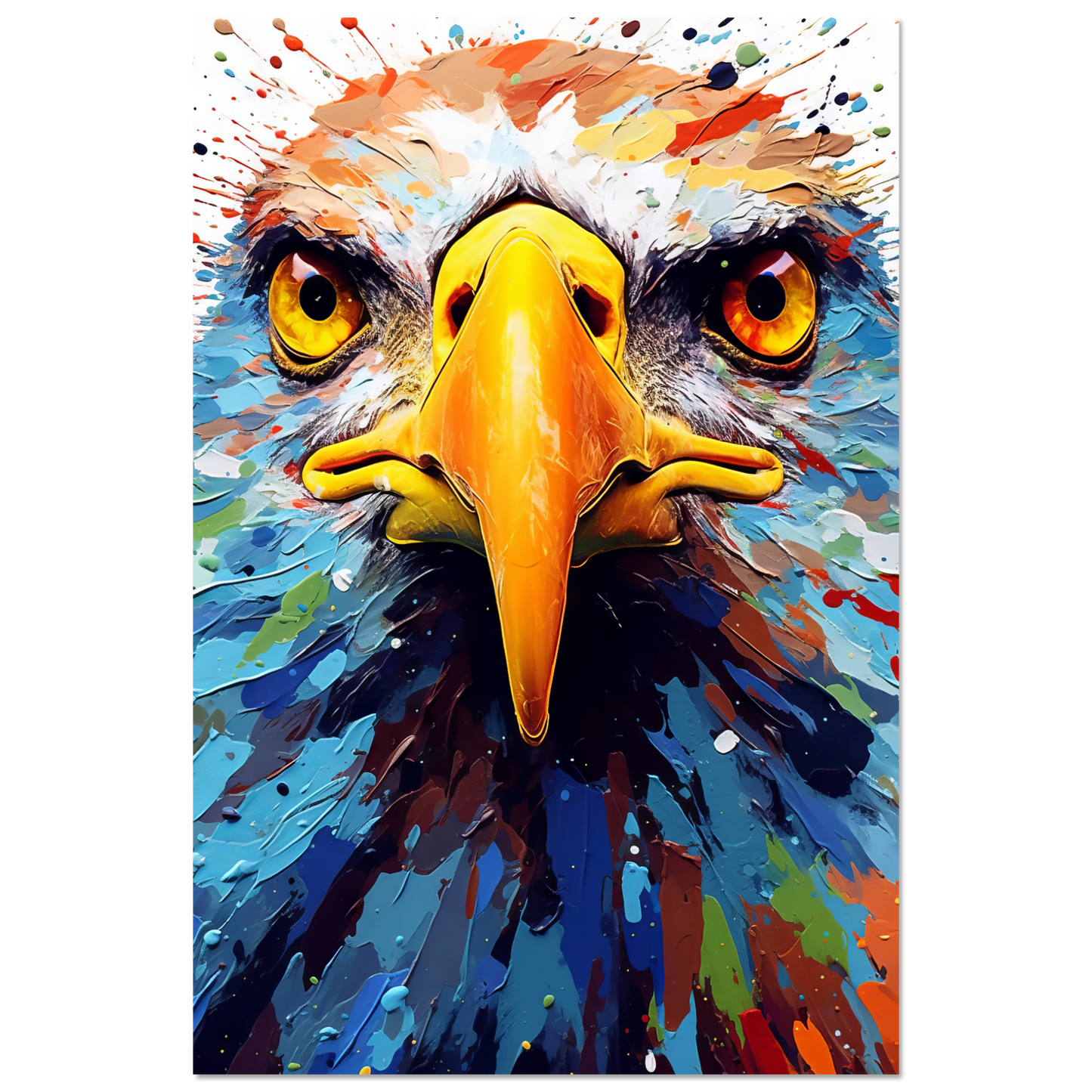 Vogel Möwe Pop-Art (BIRD13)