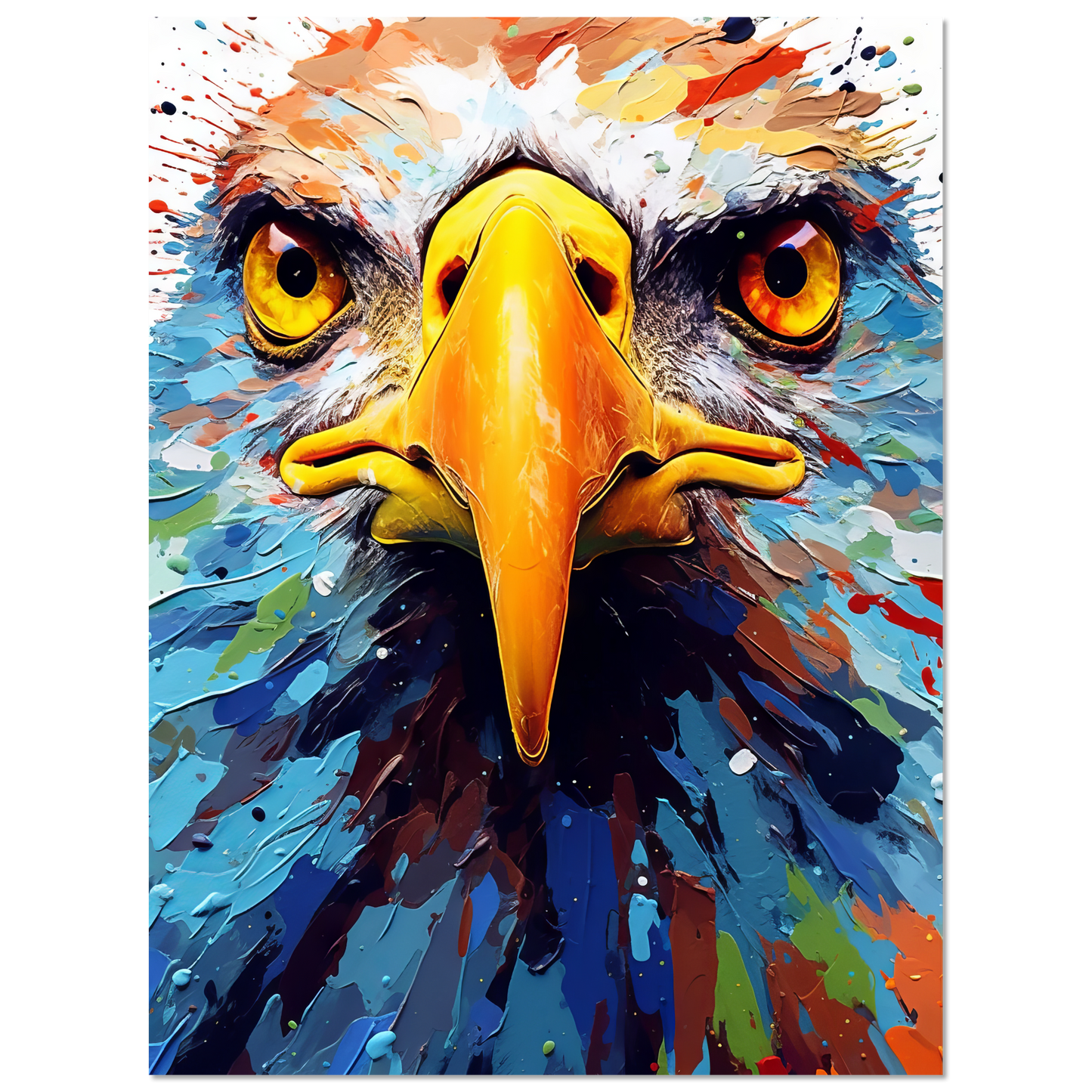 Vogel Möwe Pop-Art (BIRD13)