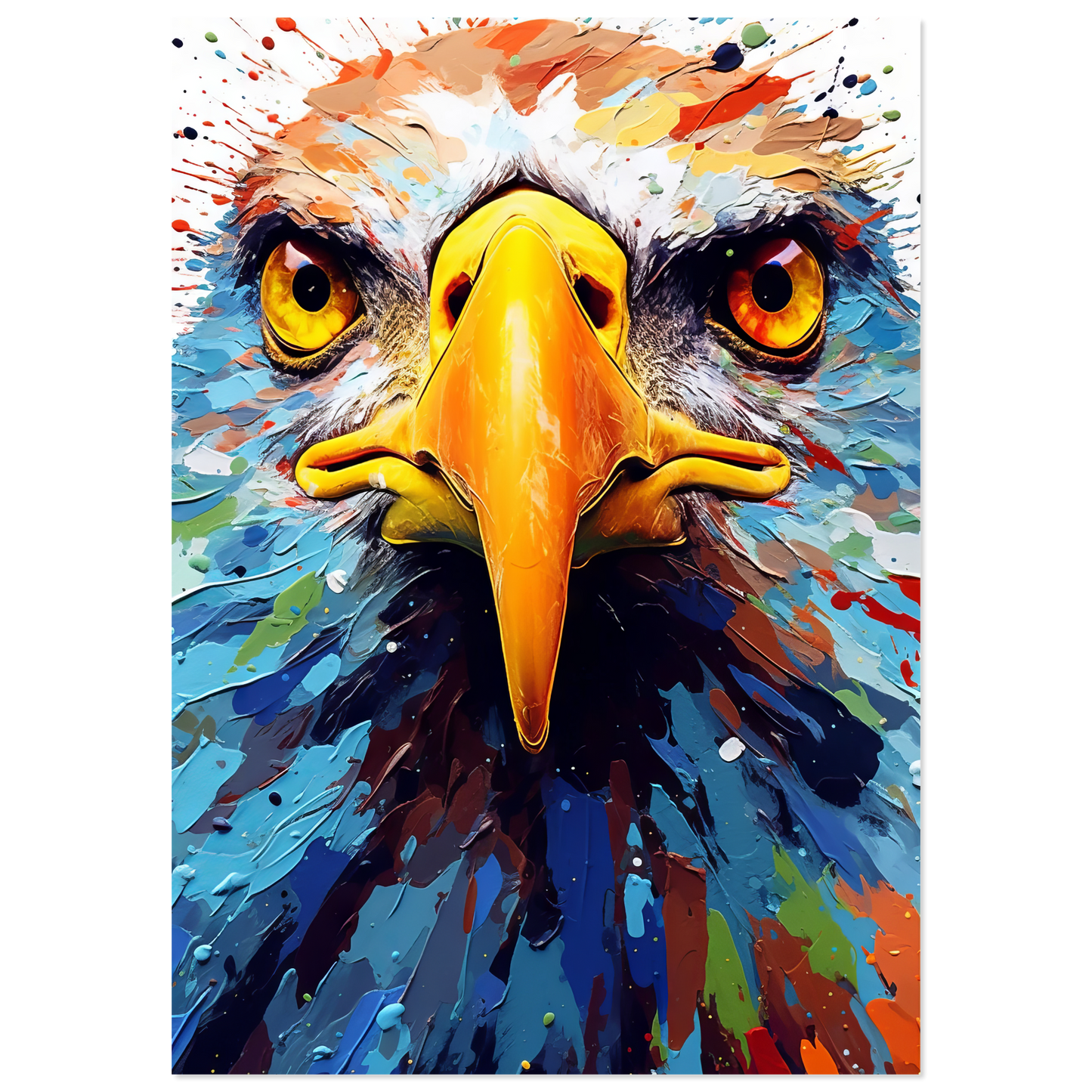 Vogel Möwe Pop-Art (BIRD13)