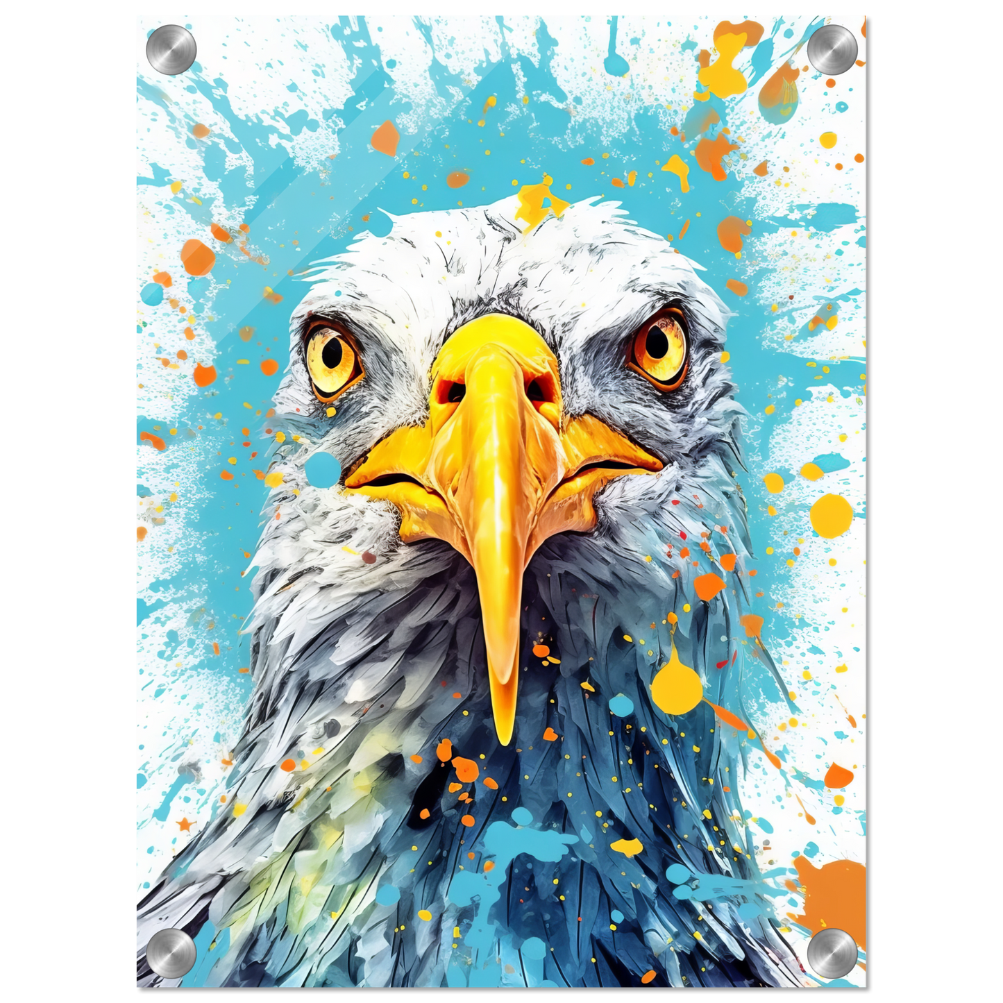 Vogel Möwe Pop-Art (BIRD14)