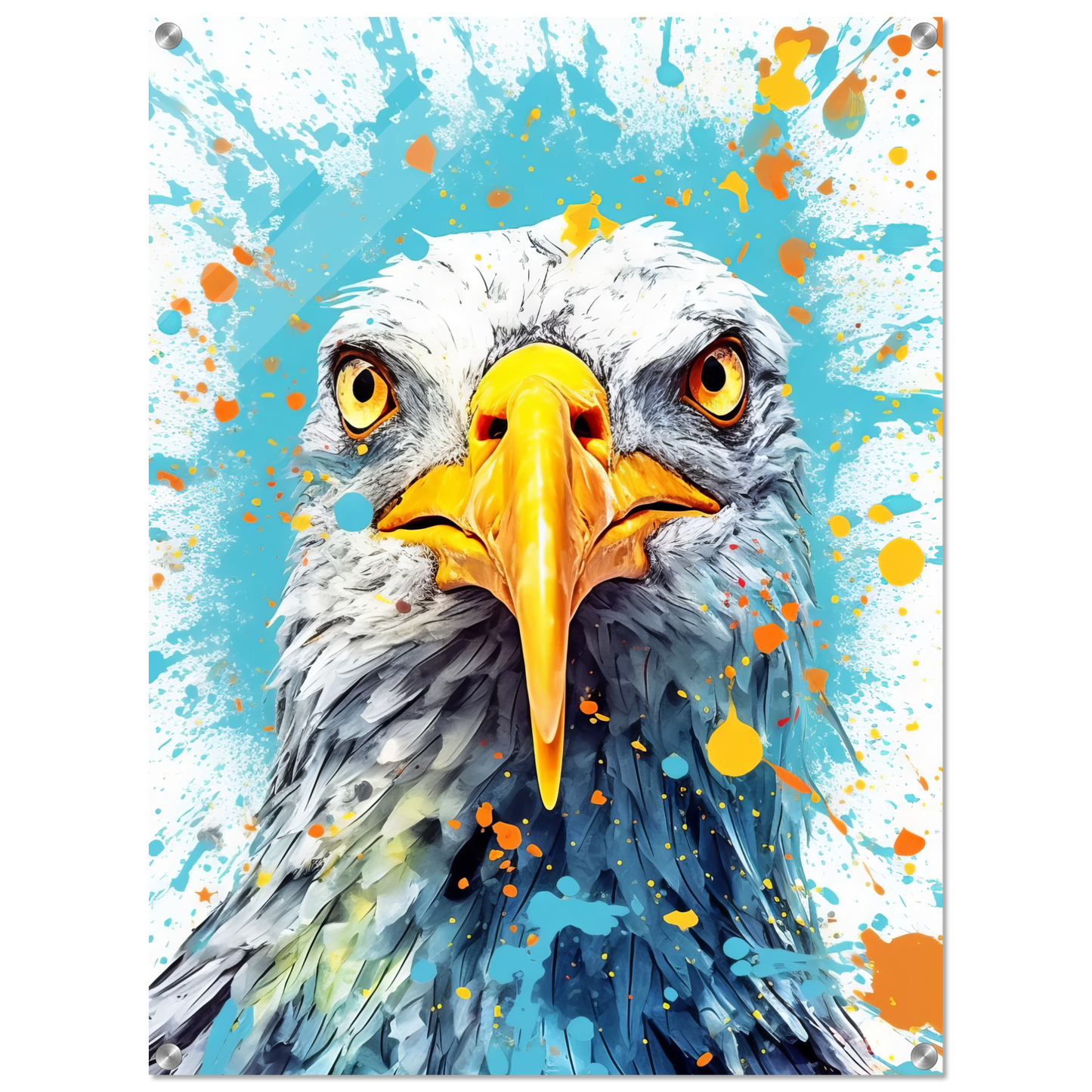 Vogel Möwe Pop-Art (BIRD14)