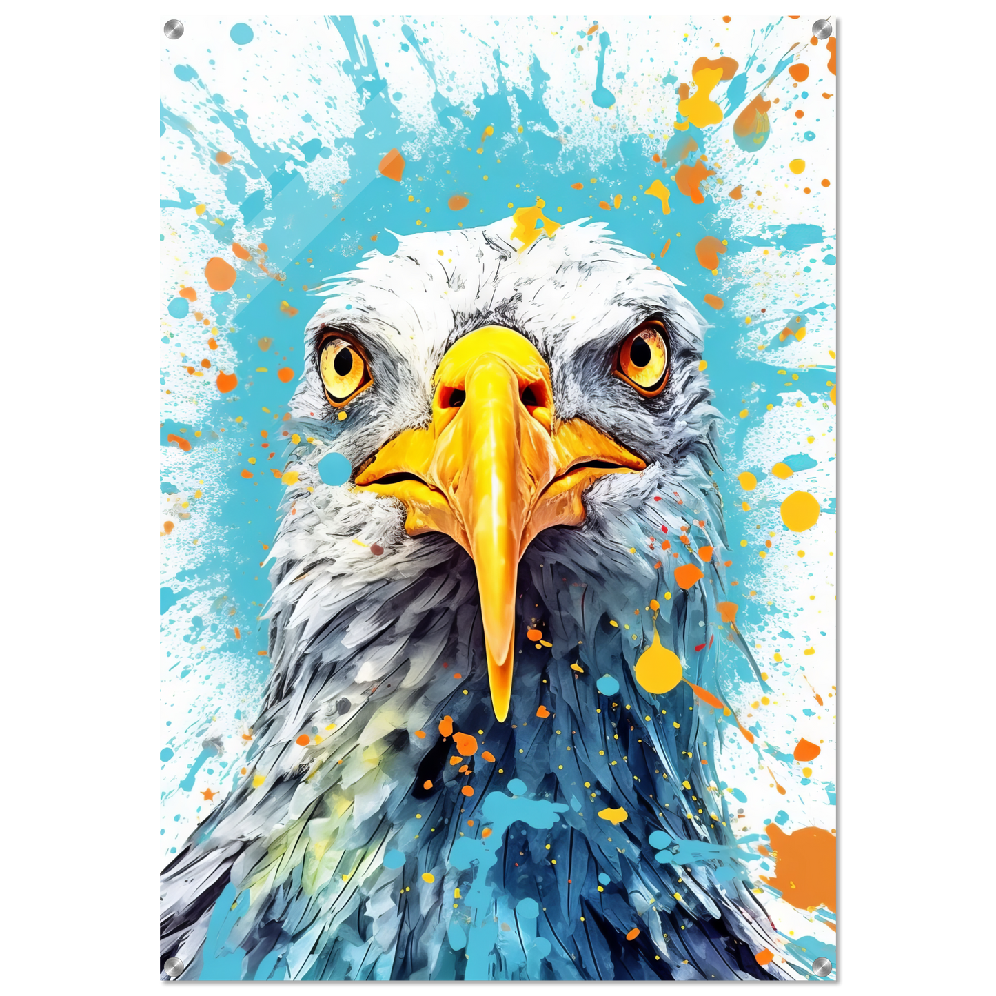 Vogel Möwe Pop-Art (BIRD14)