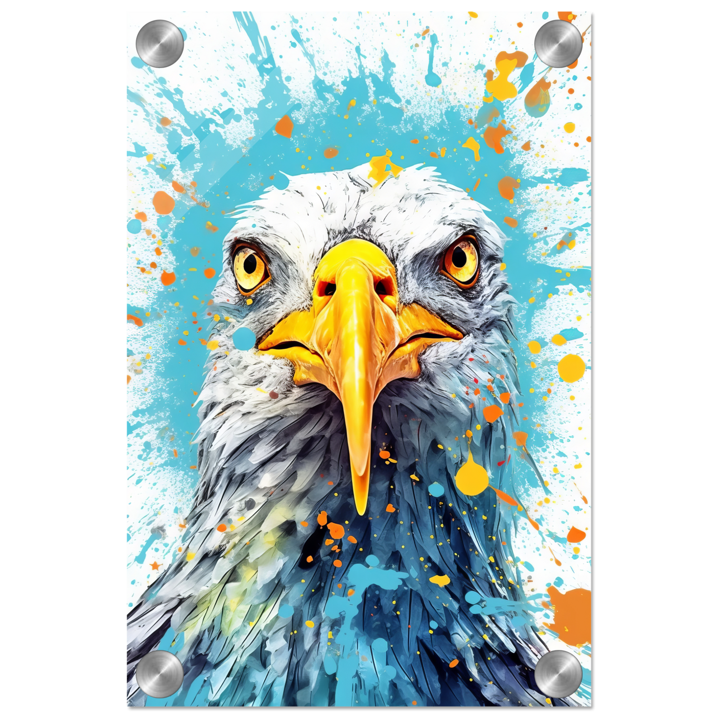 Vogel Möwe Pop-Art (BIRD14)