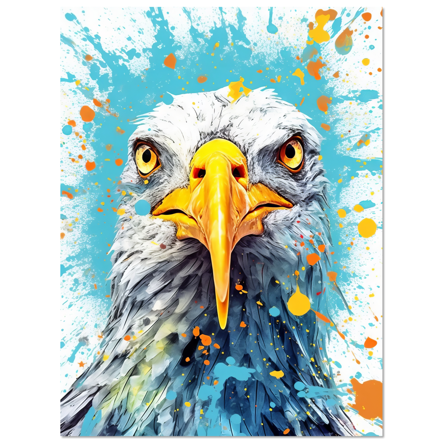Vogel Möwe Pop-Art (BIRD14)