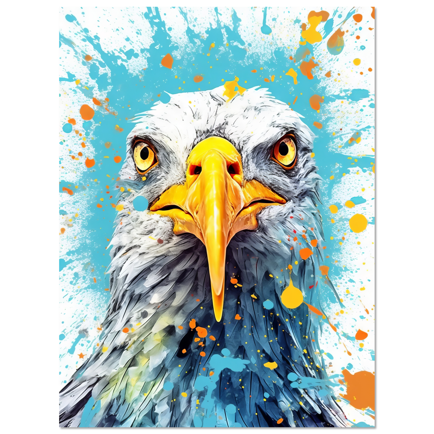 Vogel Möwe Pop-Art (BIRD14)