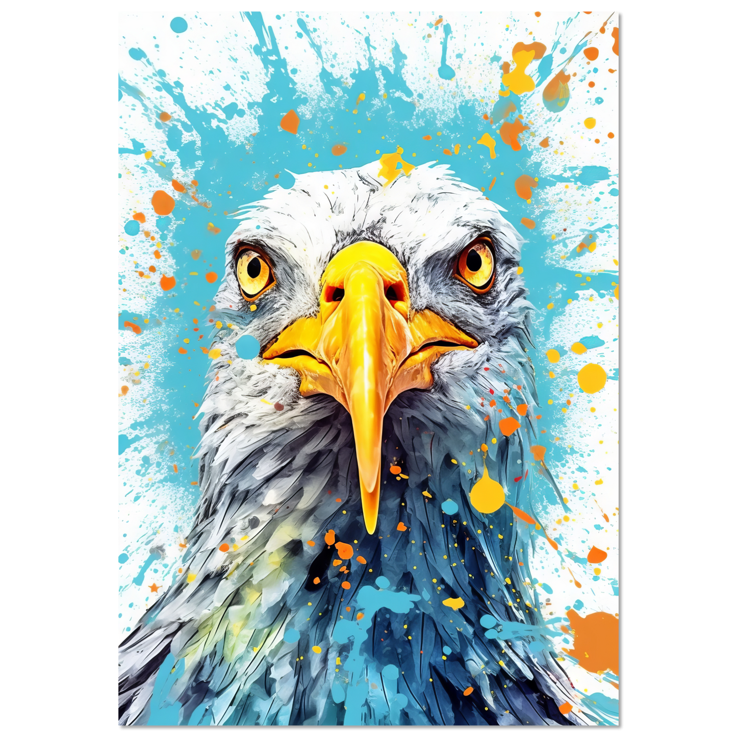 Vogel Möwe Pop-Art (BIRD14)