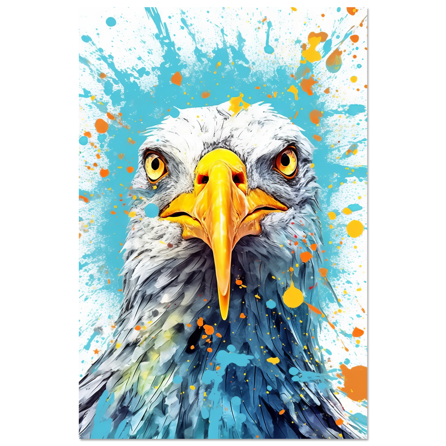 Vogel Möwe Pop-Art (BIRD14)