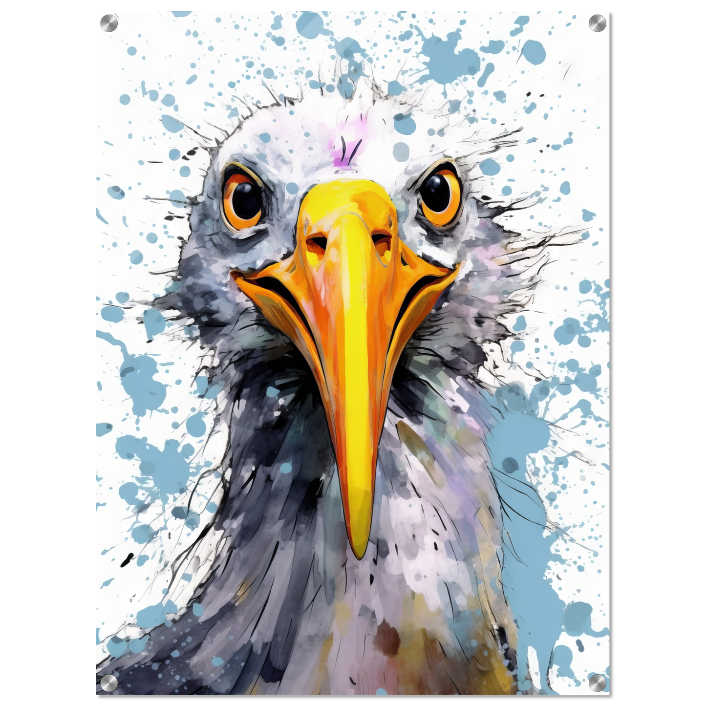 Vogel Möwe Pop-Art (BIRD15)