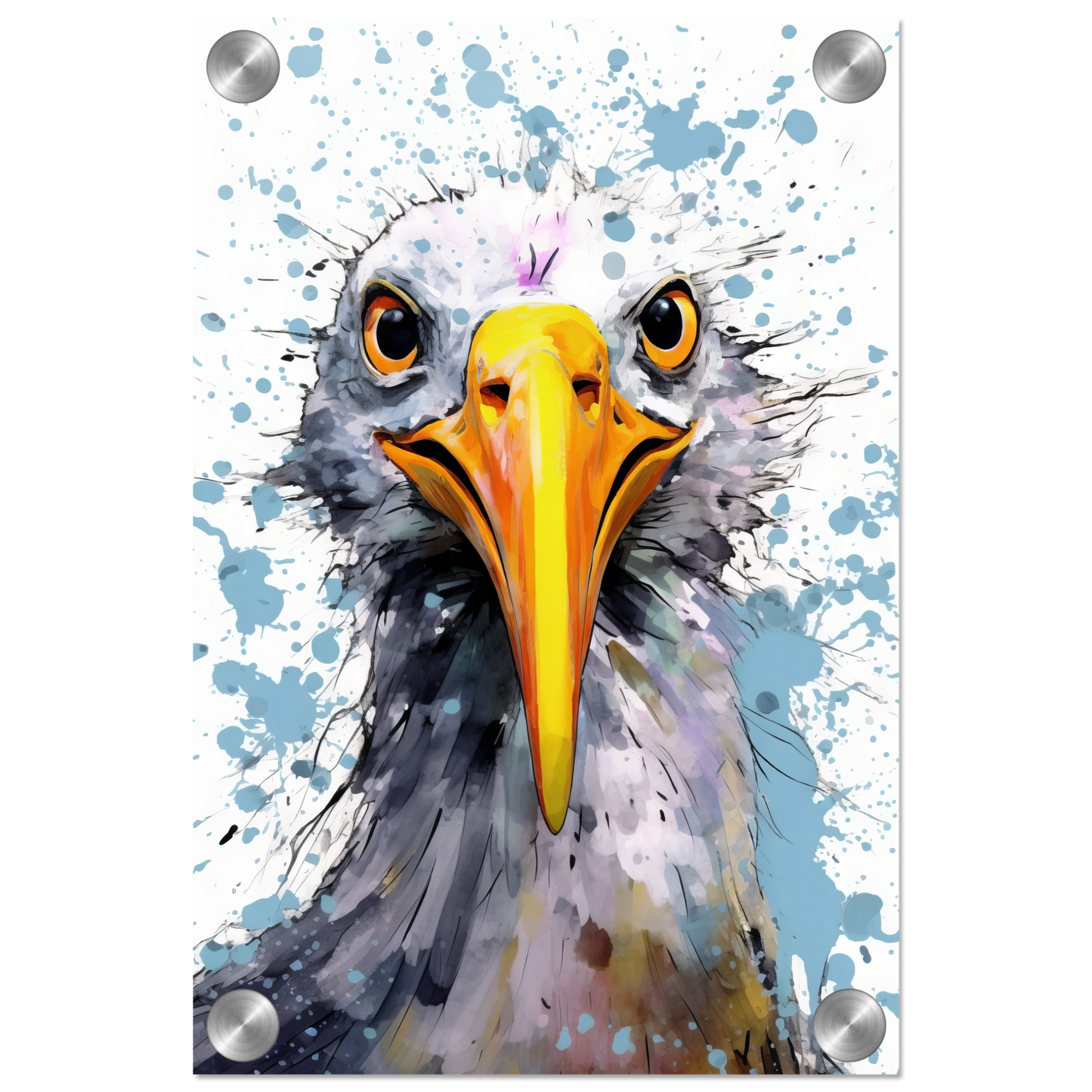 Vogel Möwe Pop-Art (BIRD15)