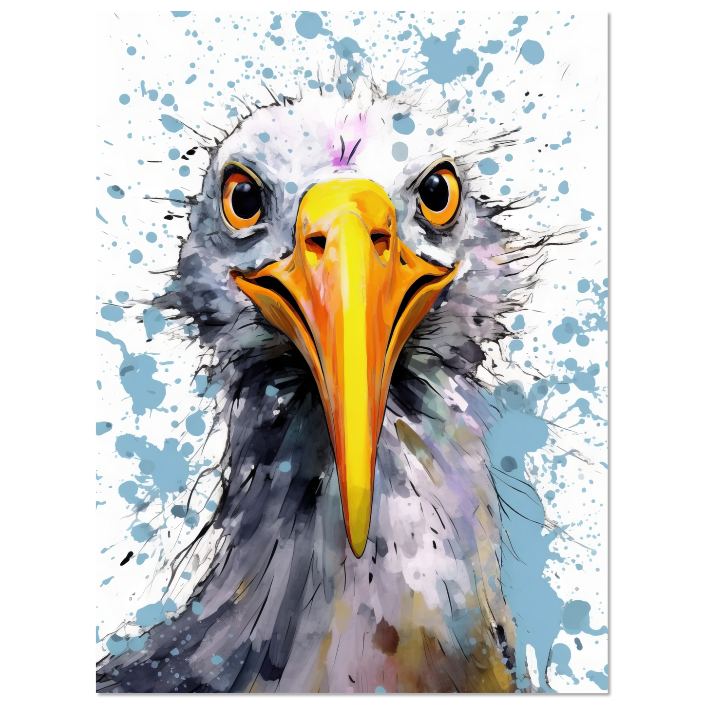 Vogel Möwe Pop-Art (BIRD15)