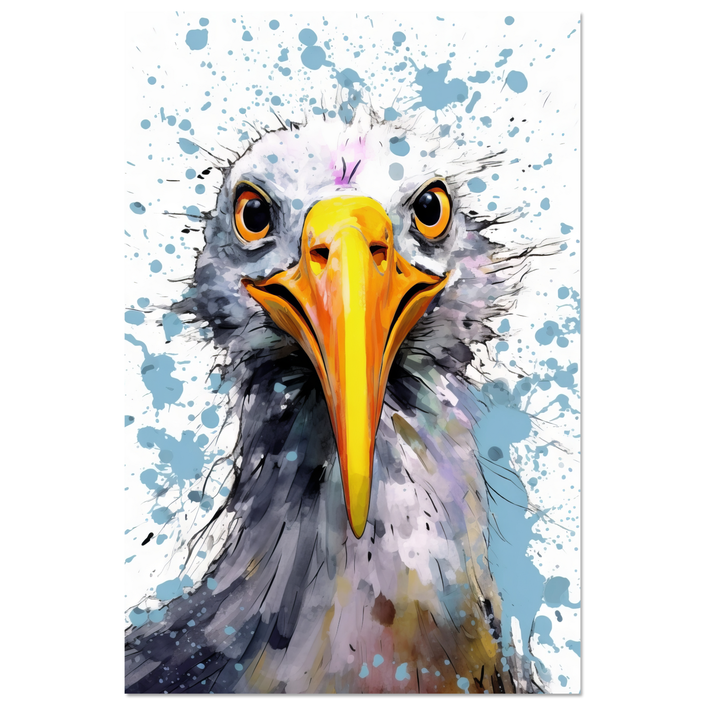 Vogel Möwe Pop-Art (BIRD15)