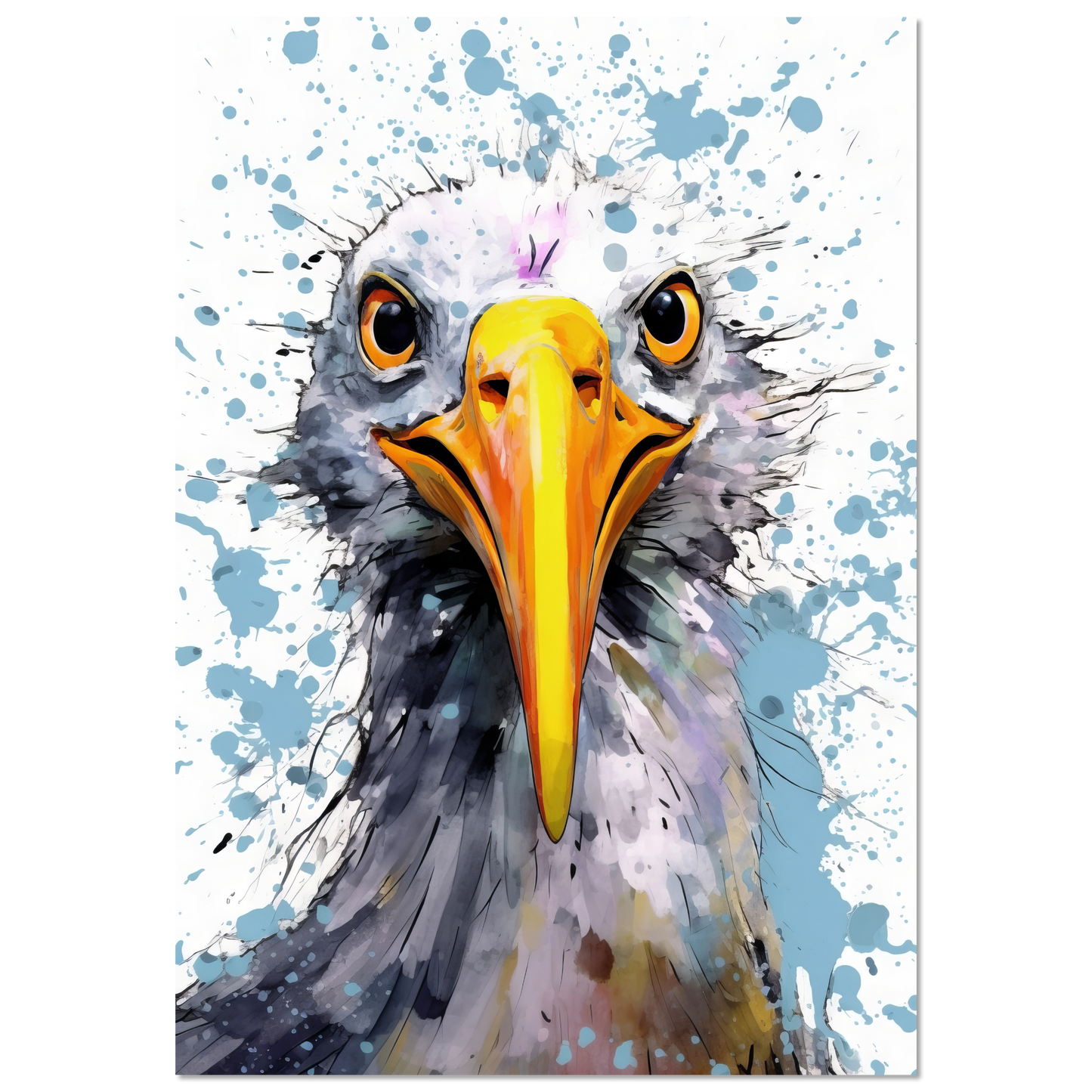 Vogel Möwe Pop-Art (BIRD15)