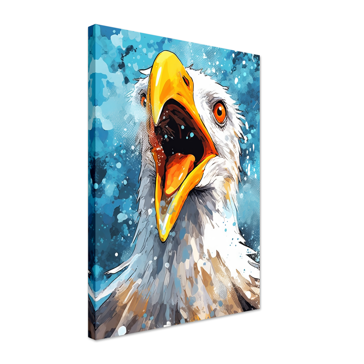 Vogel Möwe Pop-Art (BIRD16)