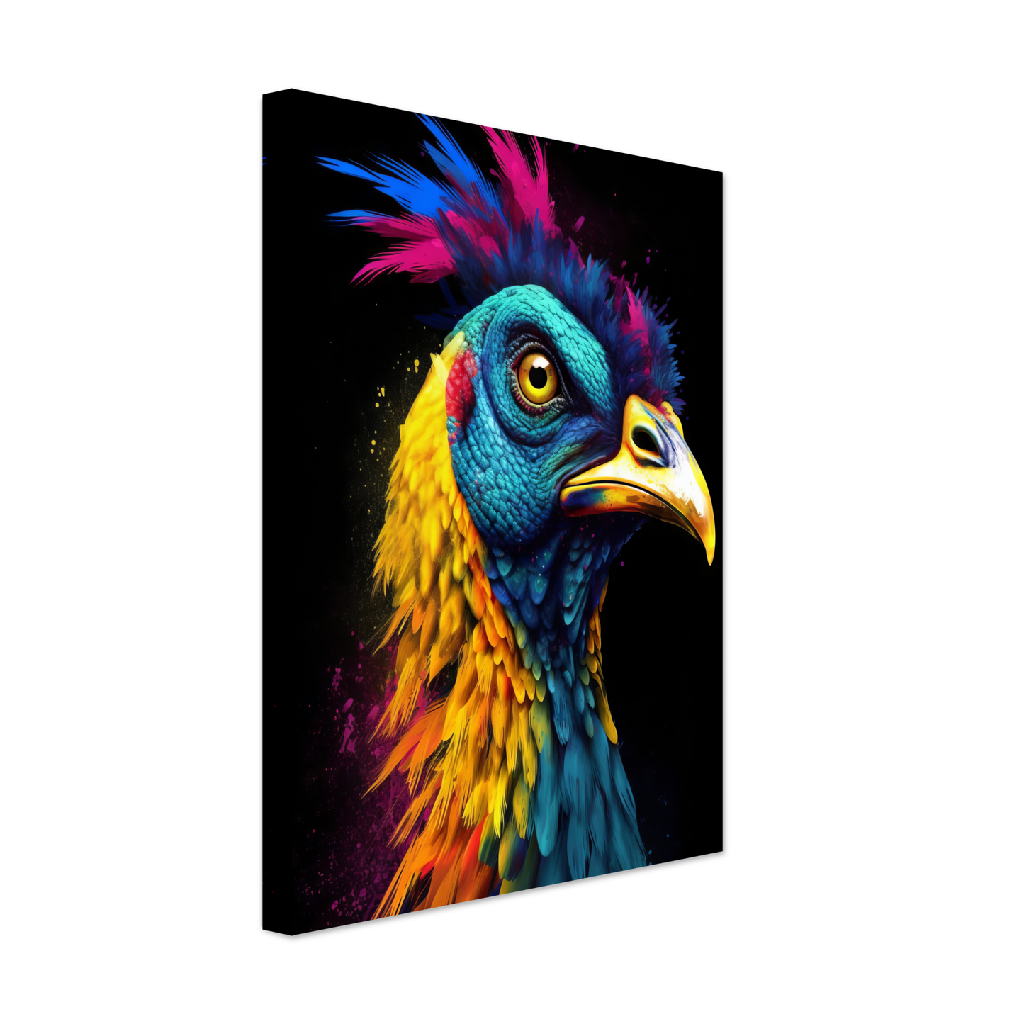 Vogel Pfau Pop-Art (BIRD17)