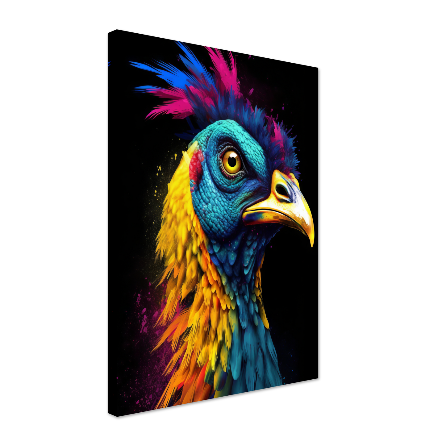 Vogel Pfau Pop-Art (BIRD17)
