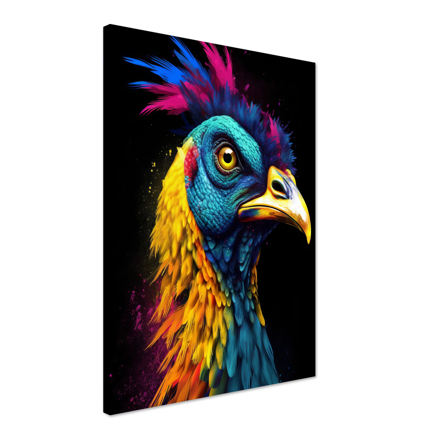 Vogel Pfau Pop-Art (BIRD17)