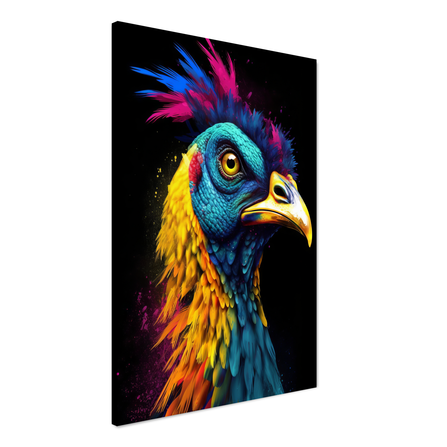 Vogel Pfau Pop-Art (BIRD17)