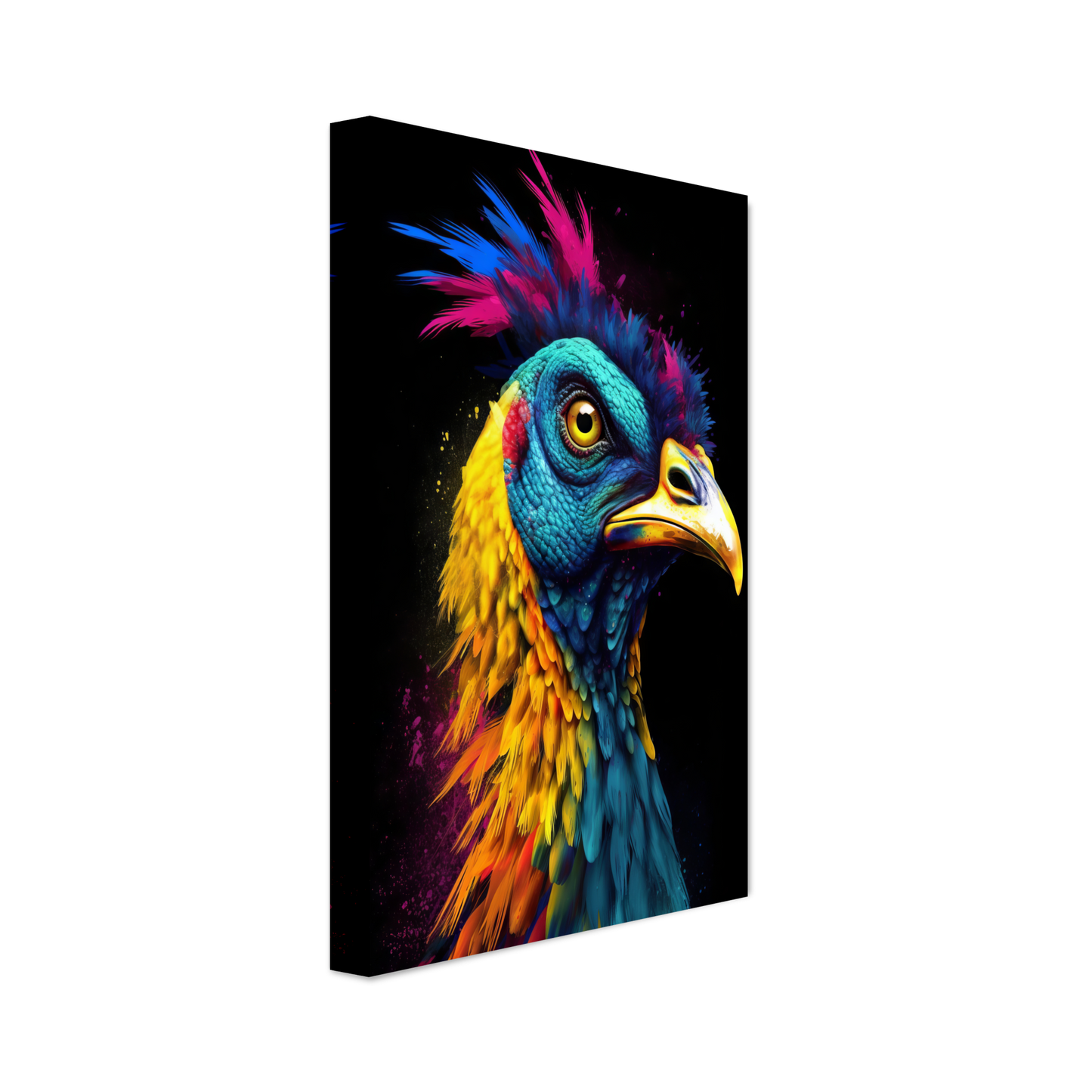 Vogel Pfau Pop-Art (BIRD17)