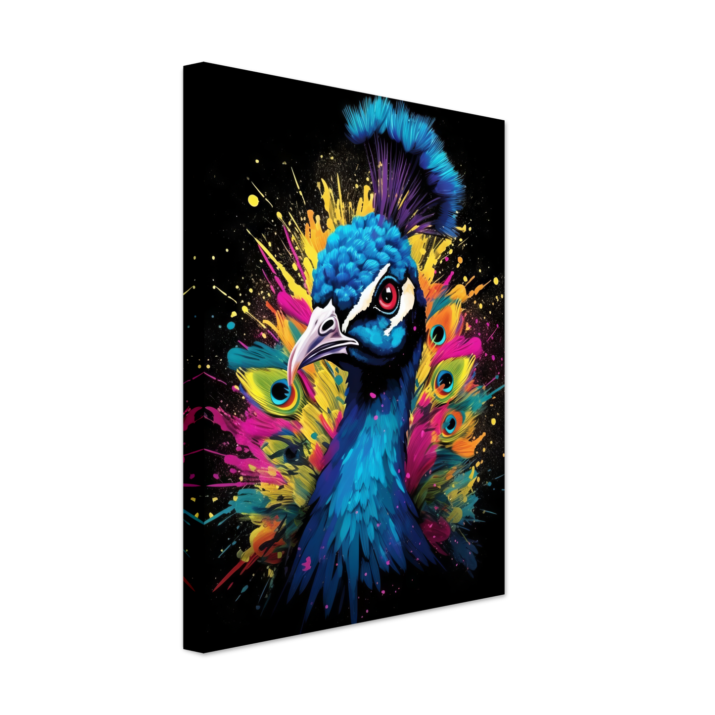 Vogel Pfau Pop-Art (BIRD18)