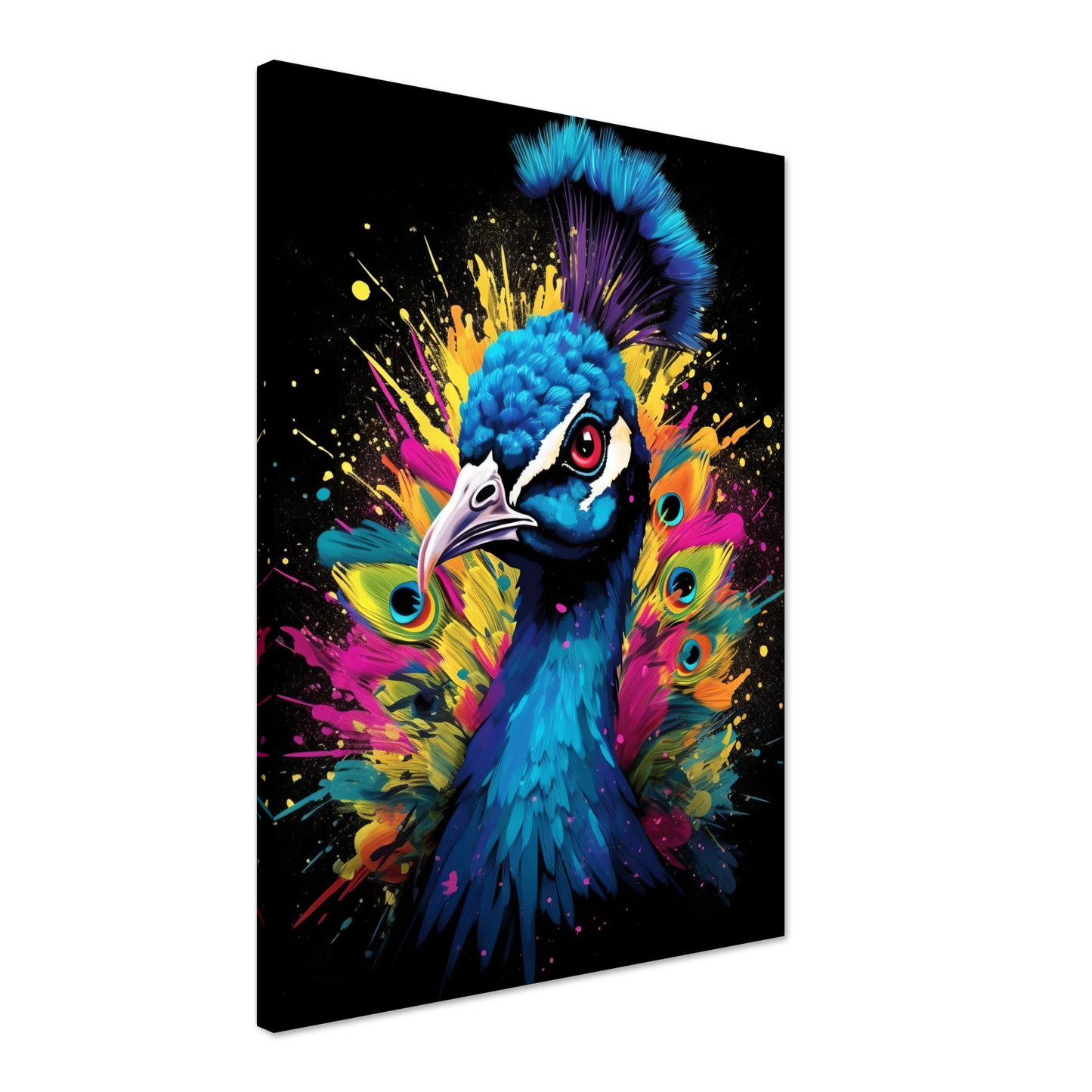 Vogel Pfau Pop-Art (BIRD18)