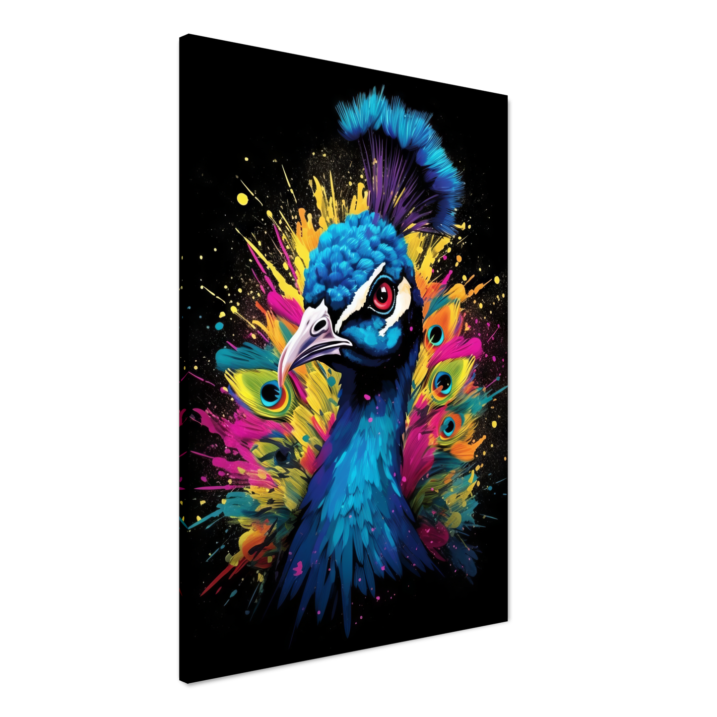 Vogel Pfau Pop-Art (BIRD18)