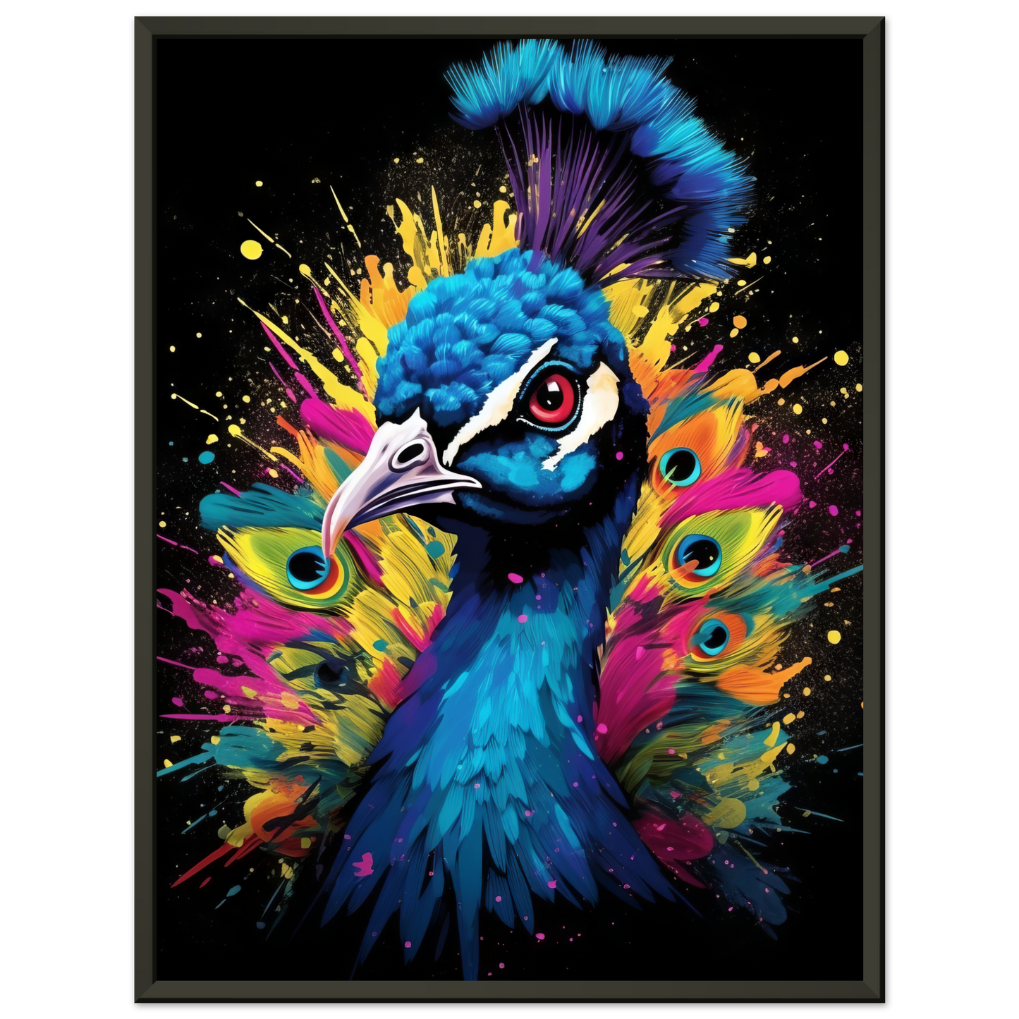 Vogel Pfau Pop-Art (BIRD18)