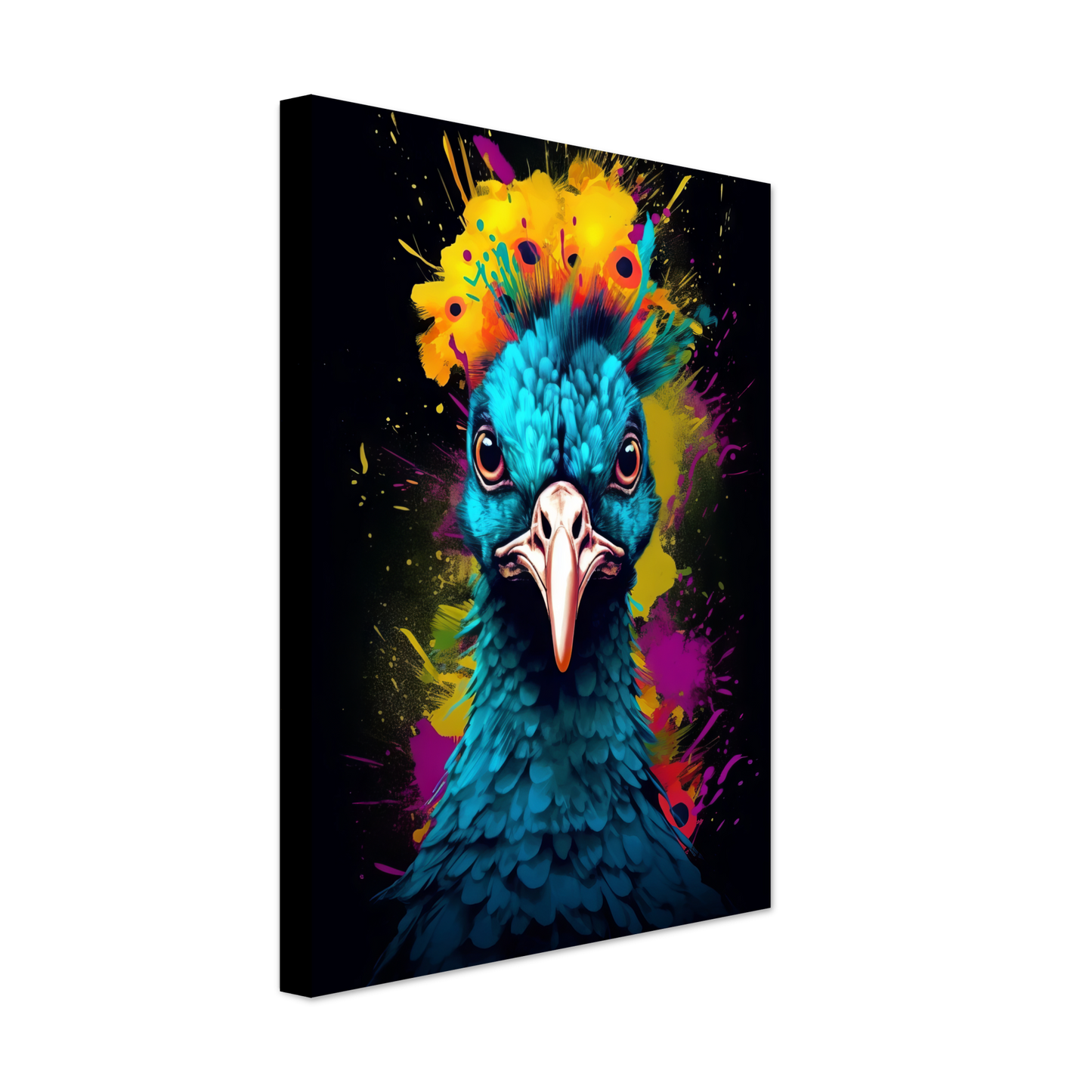 Vogel Pfau Pop-Art (BIRD19)