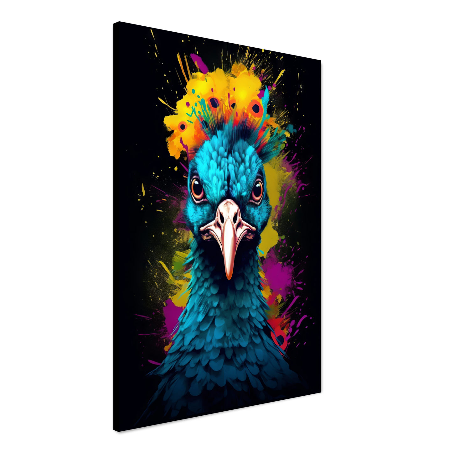 Vogel Pfau Pop-Art (BIRD19)