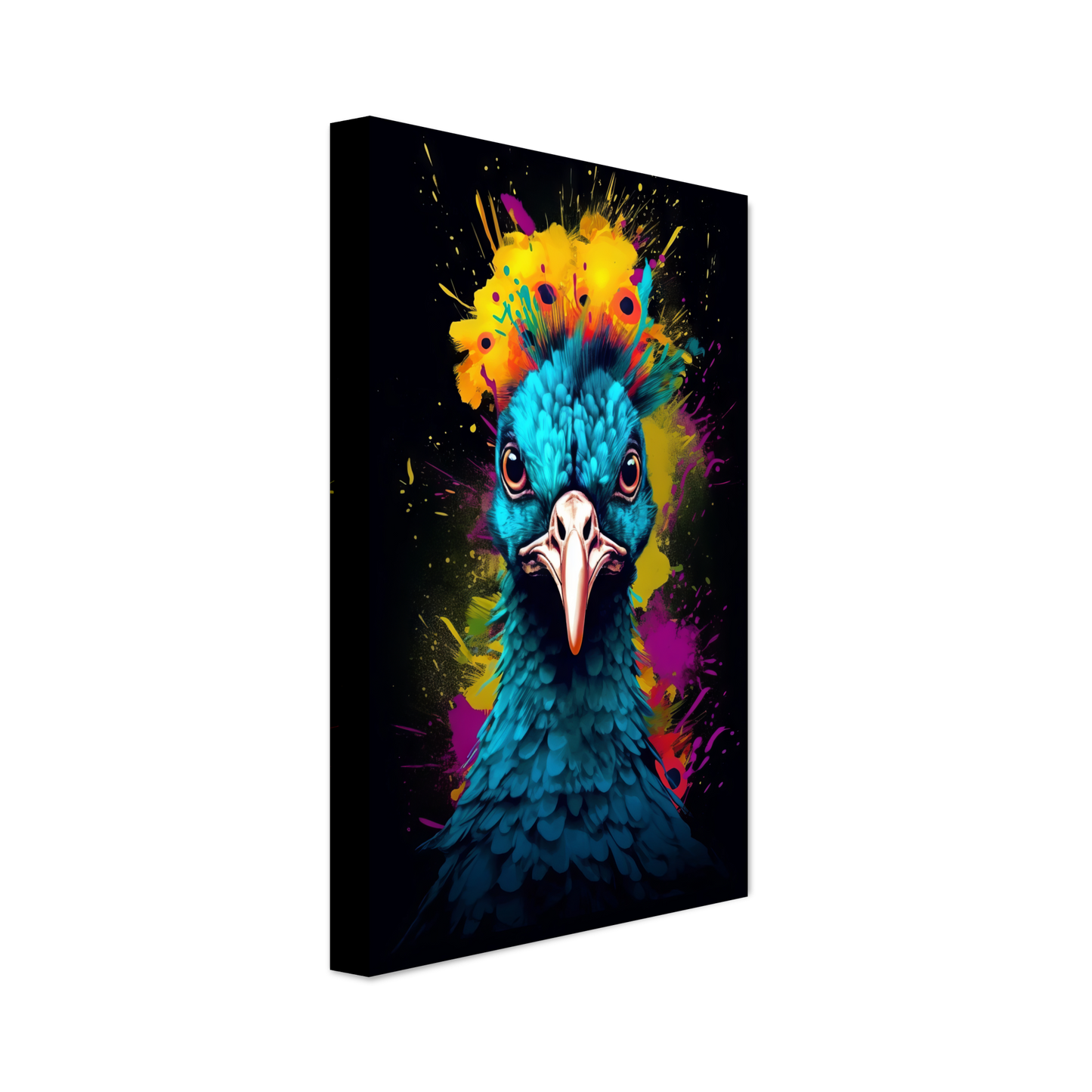 Vogel Pfau Pop-Art (BIRD19)