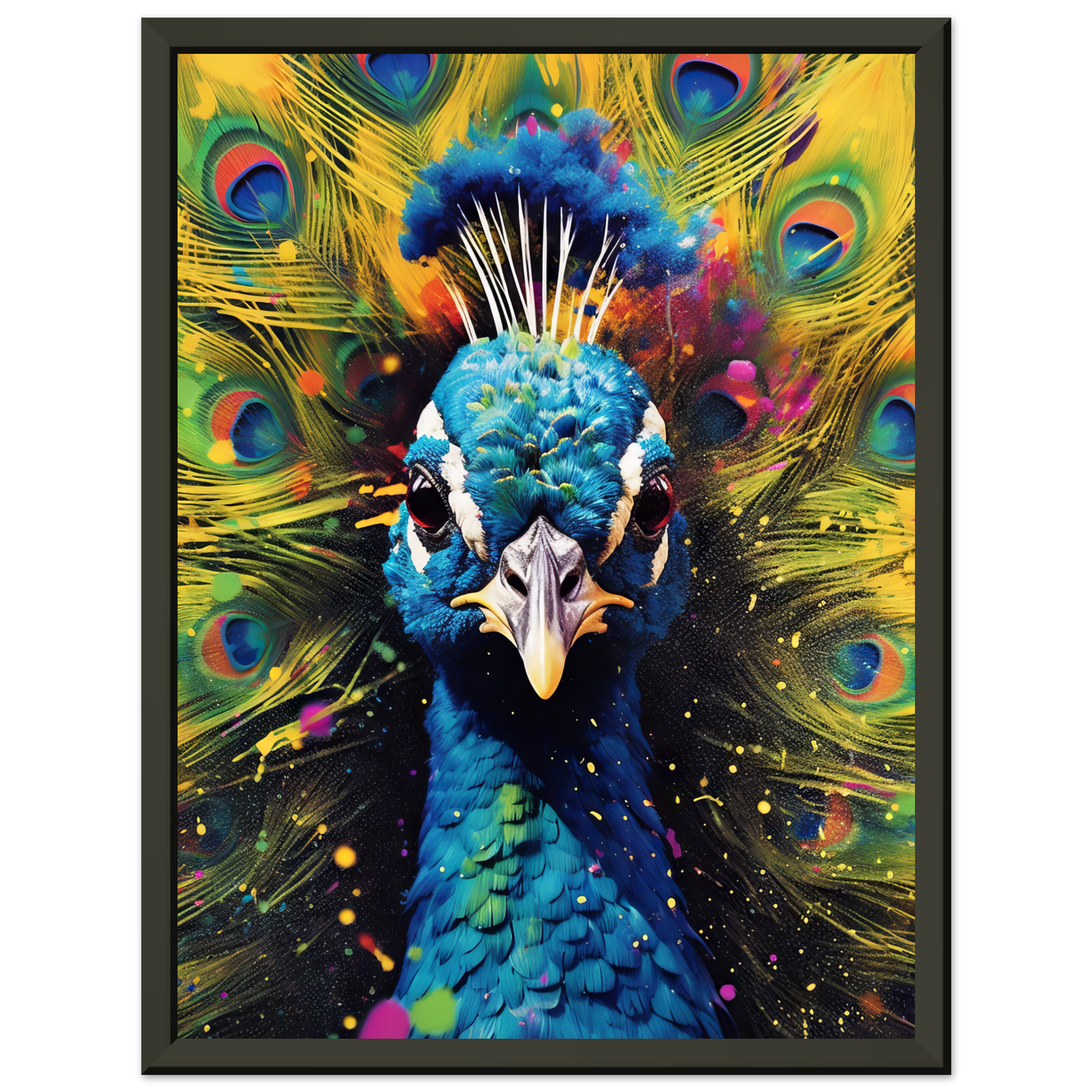 Vogel Pfau Pop-Art (BIRD20)