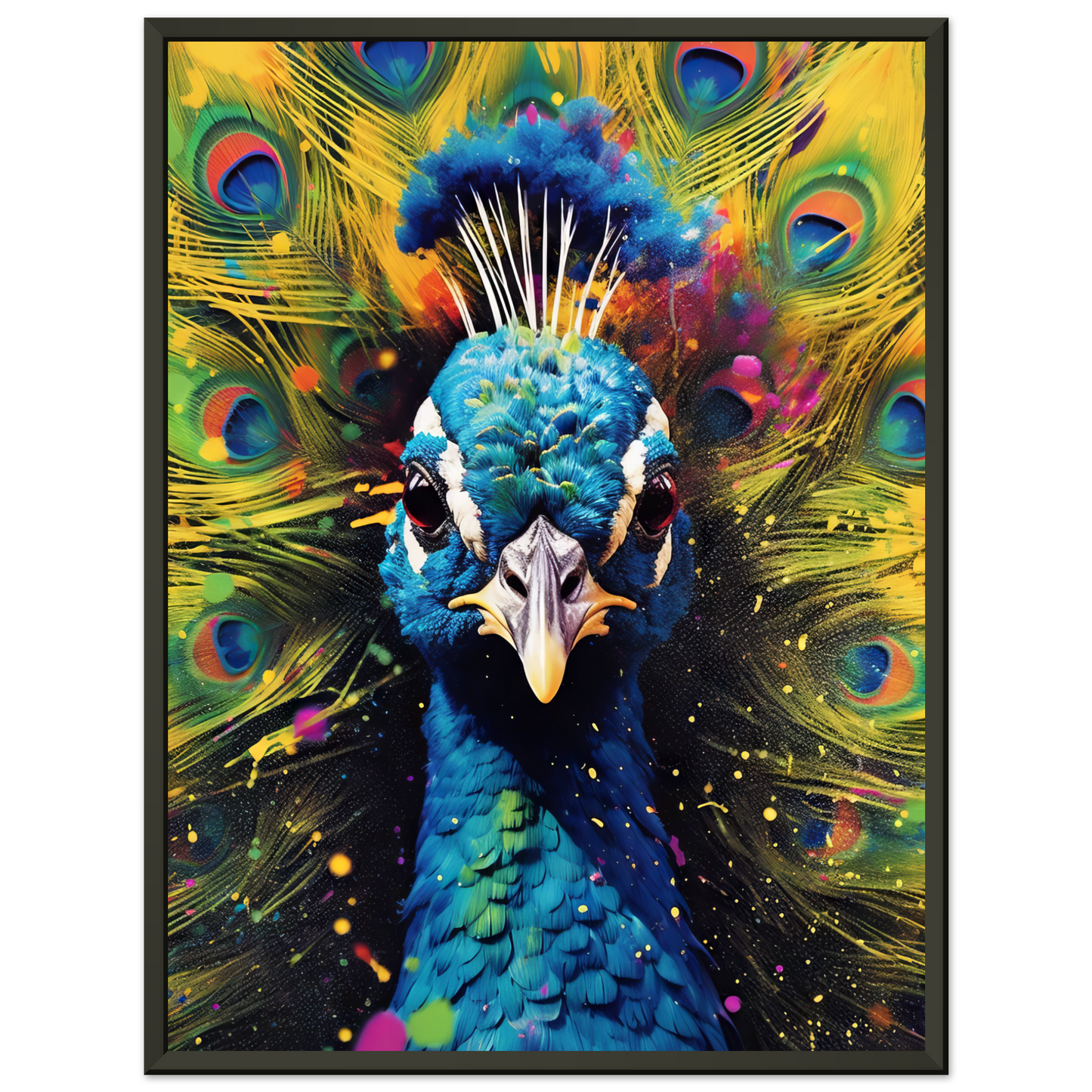 Vogel Pfau Pop-Art (BIRD20)