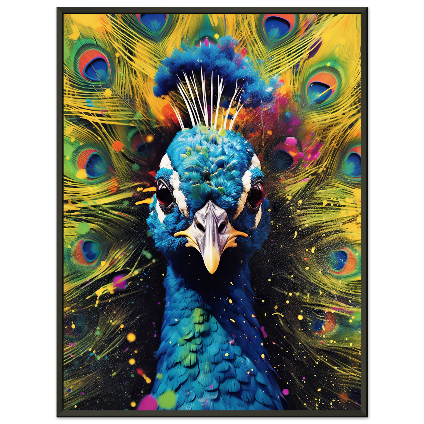 Vogel Pfau Pop-Art (BIRD20)