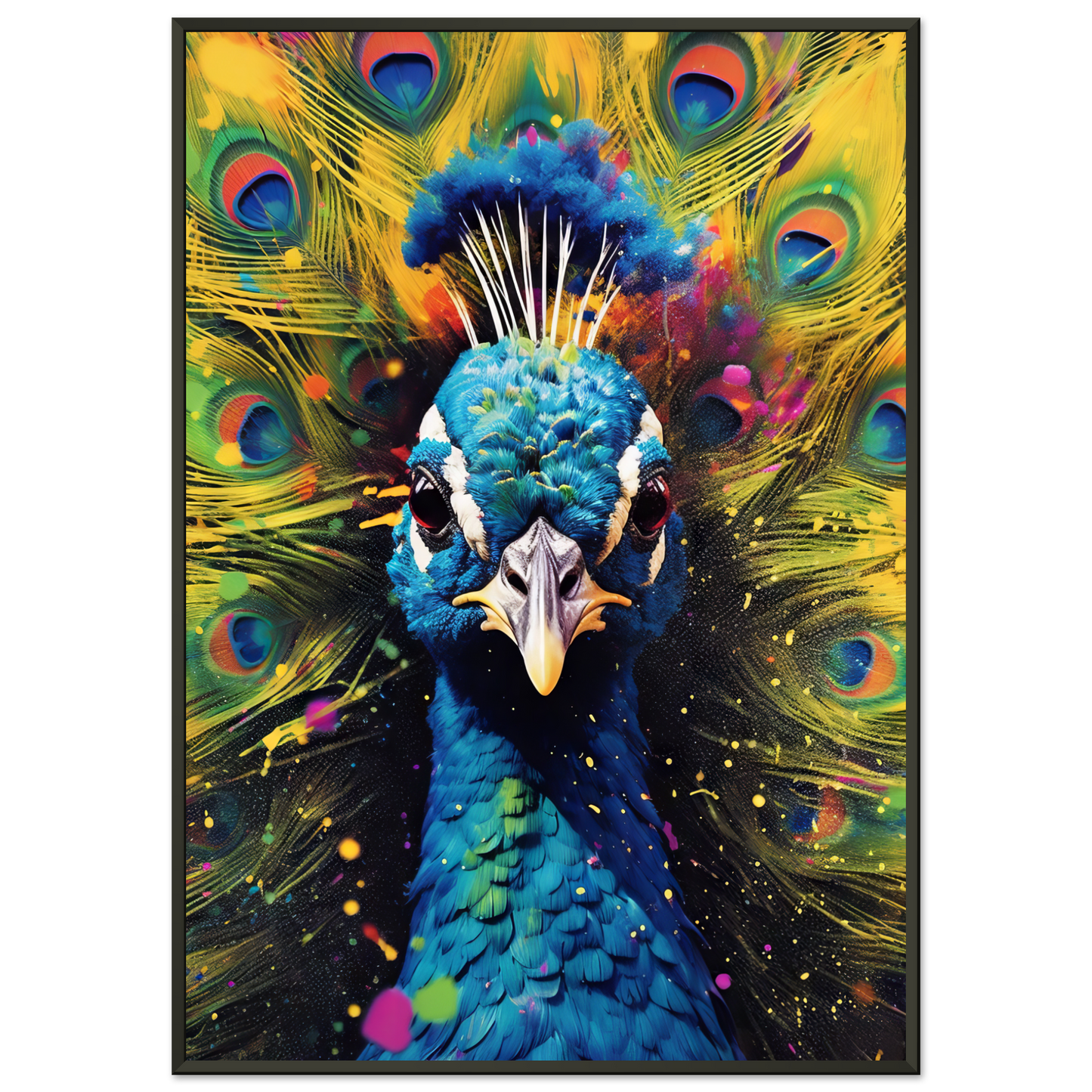 Vogel Pfau Pop-Art (BIRD20)