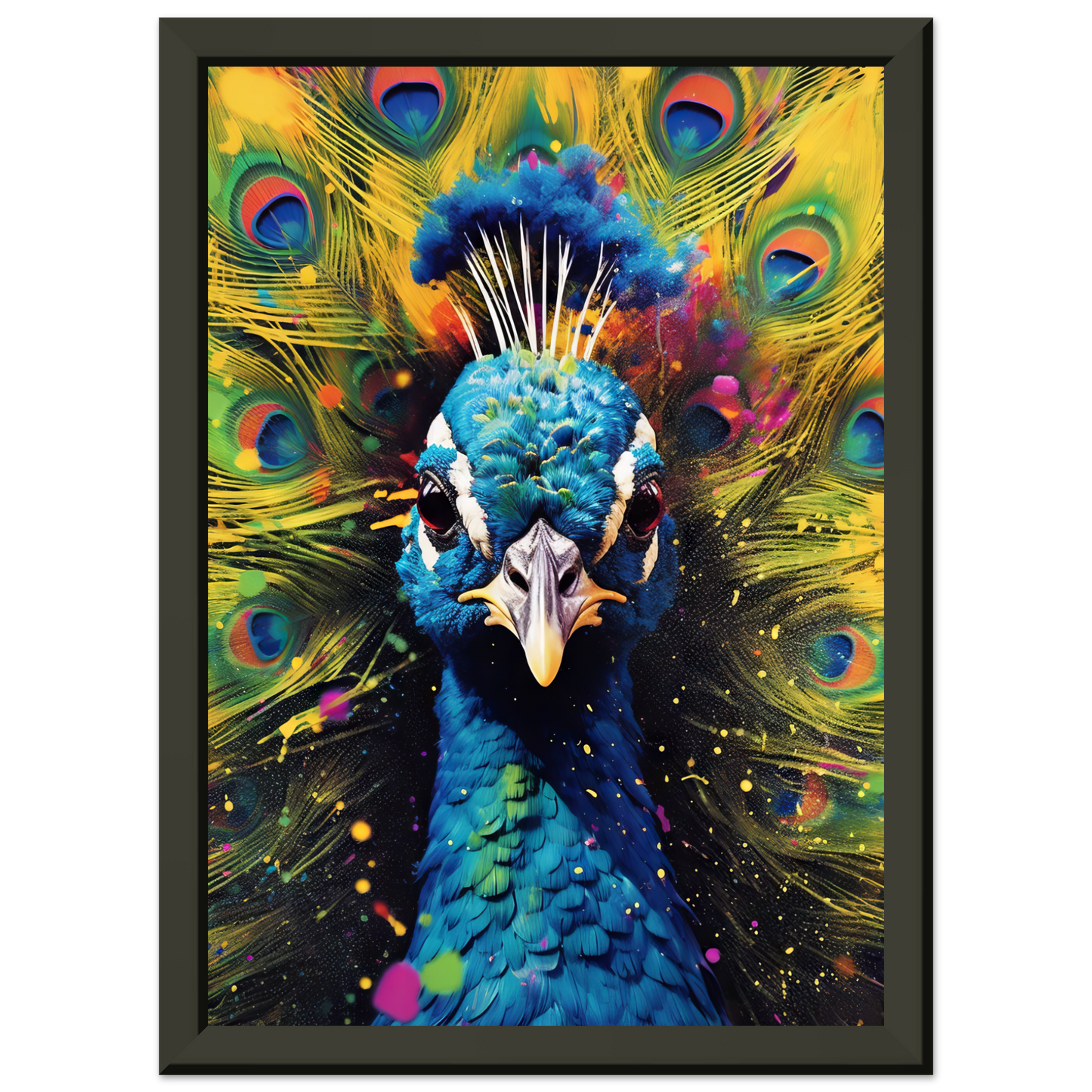 Vogel Pfau Pop-Art (BIRD20)