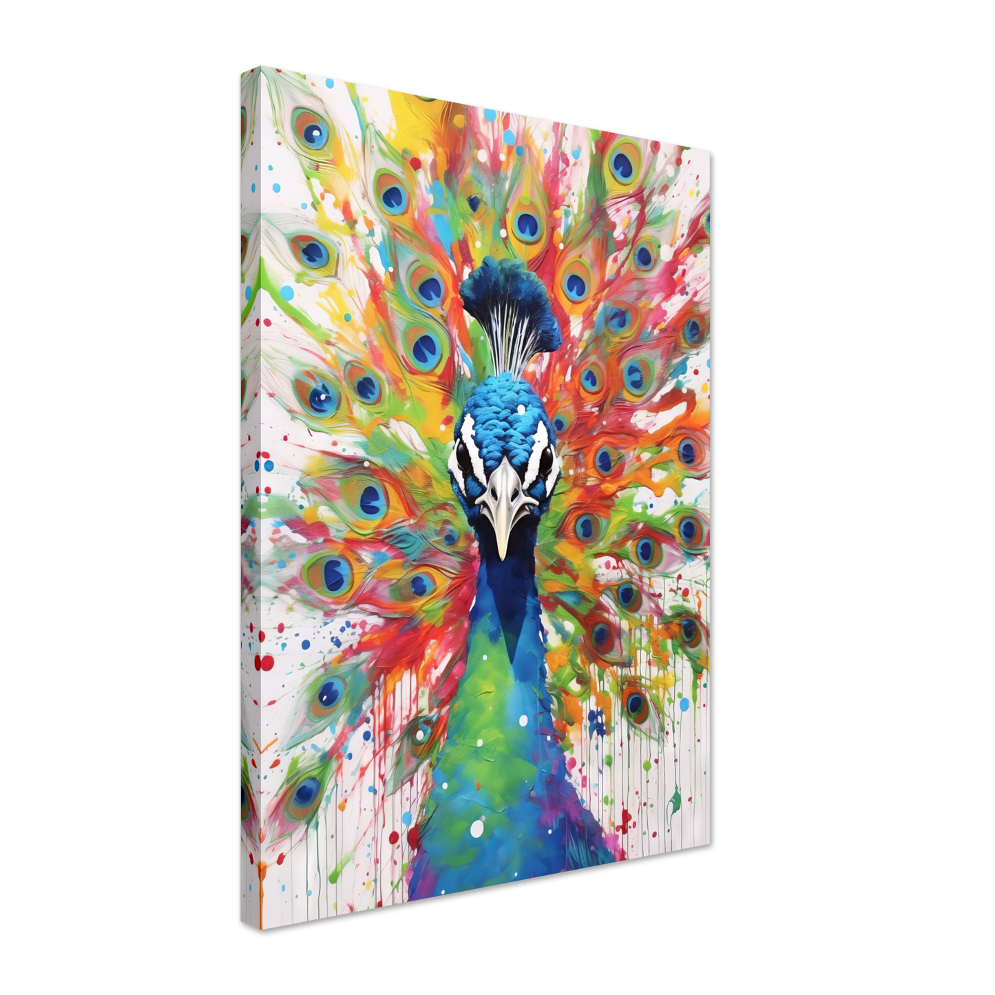 Vogel Pfau Pop-Art (BIRD21)