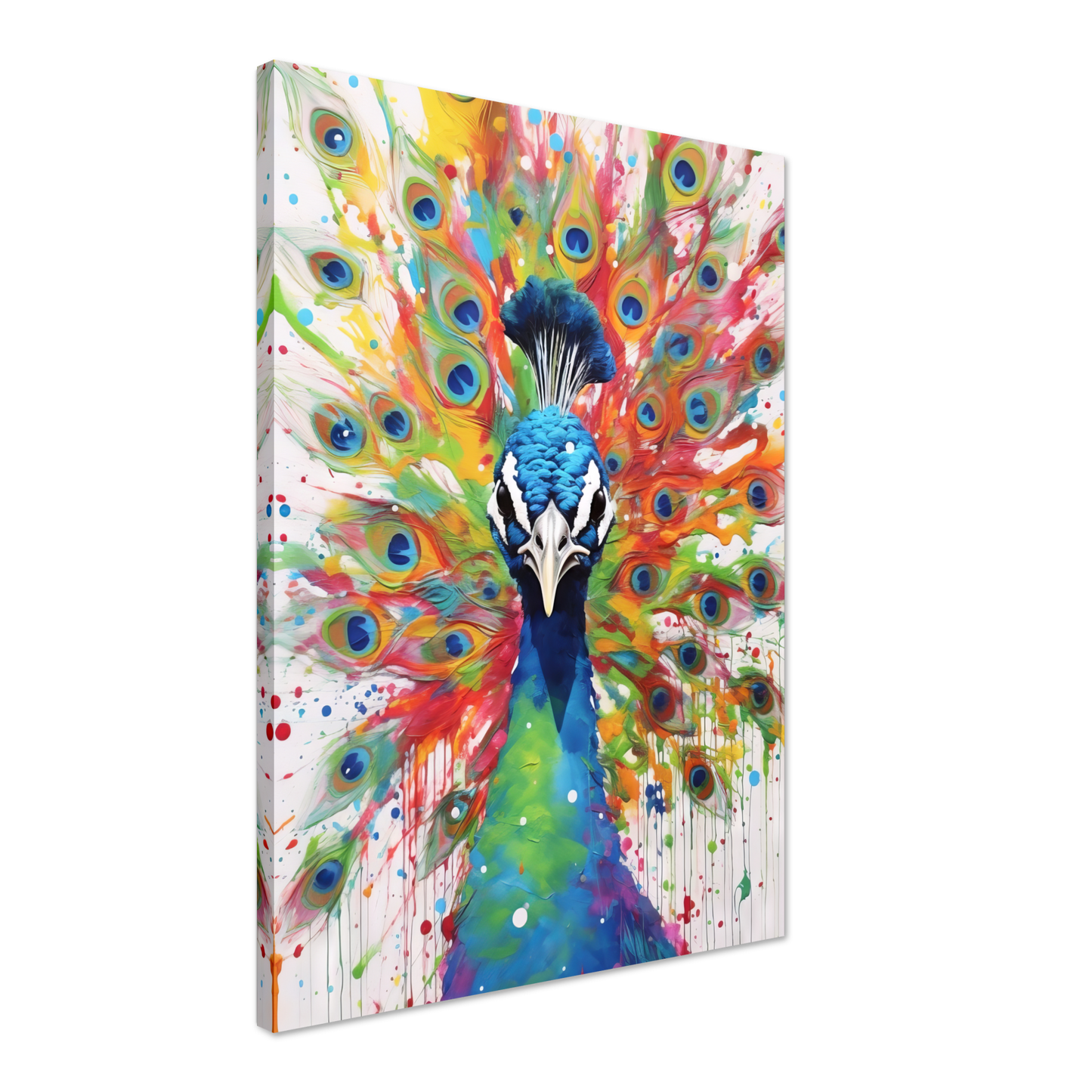 Vogel Pfau Pop-Art (BIRD21)