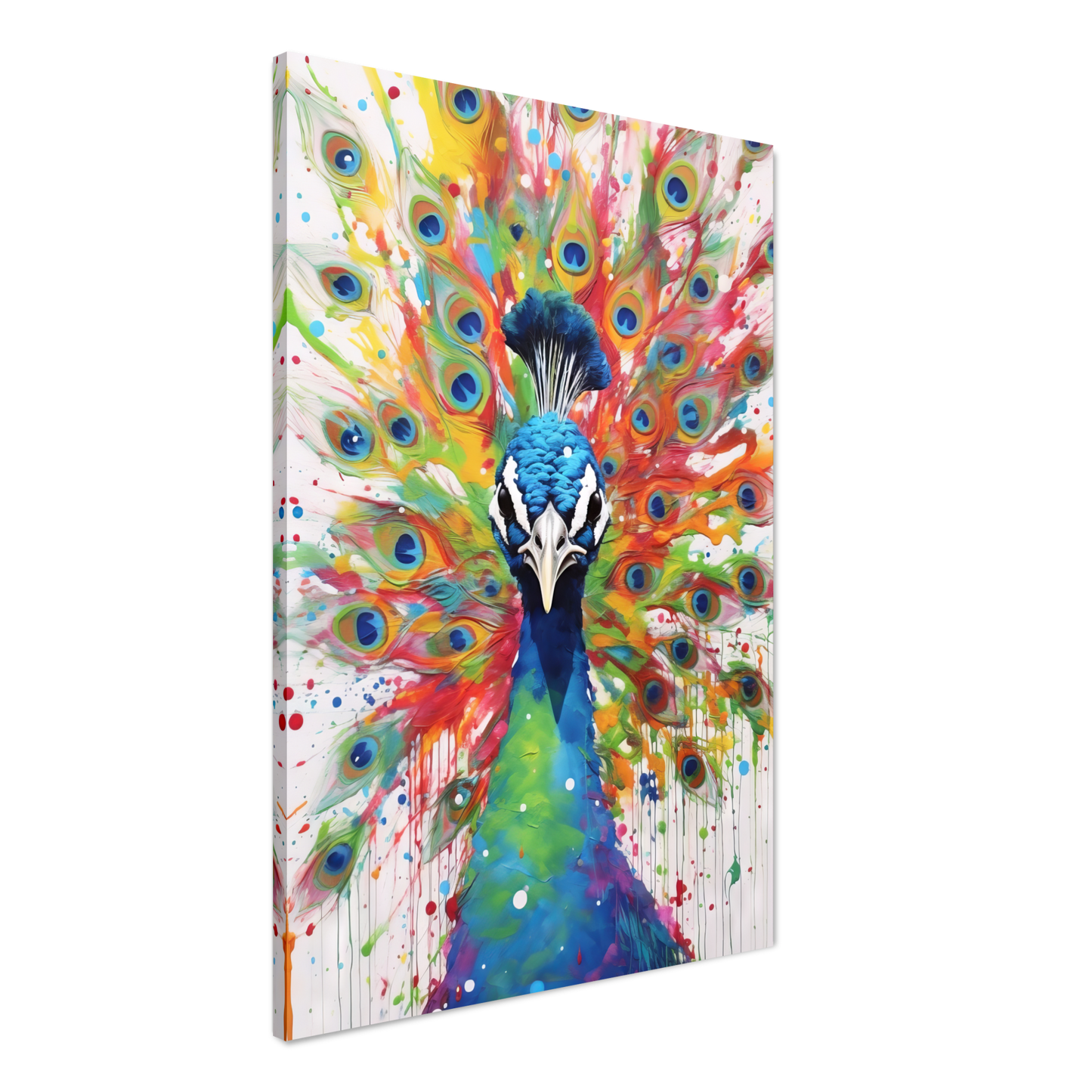 Vogel Pfau Pop-Art (BIRD21)