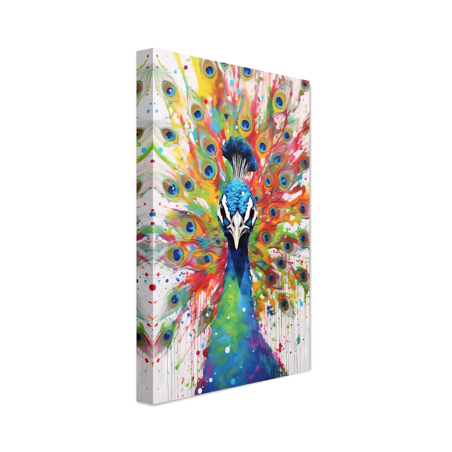 Vogel Pfau Pop-Art (BIRD21)
