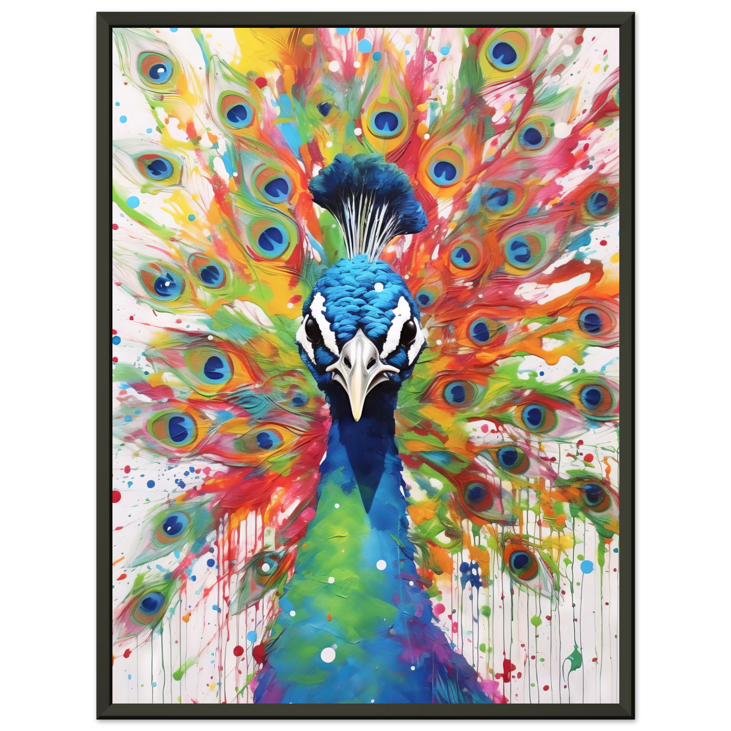 Vogel Pfau Pop-Art (BIRD21)
