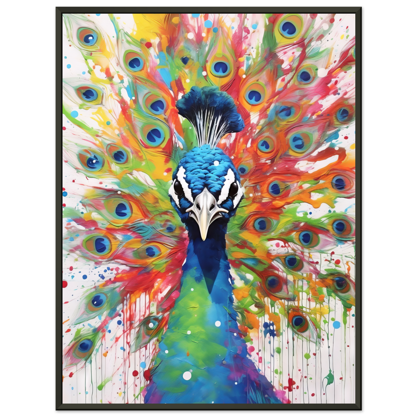 Vogel Pfau Pop-Art (BIRD21)