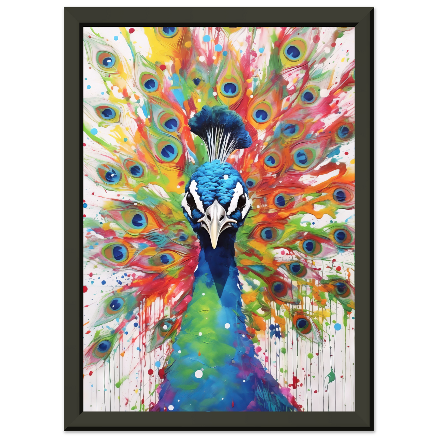 Vogel Pfau Pop-Art (BIRD21)